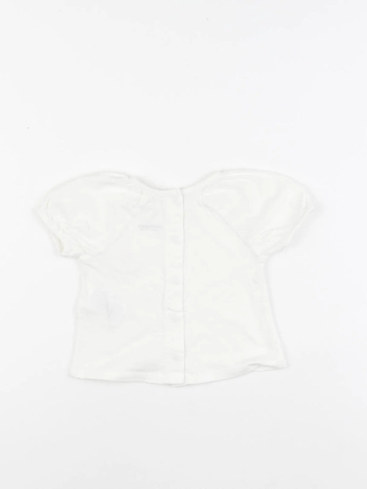 Vertbaudet - tee-shirt blanc - 3 mois