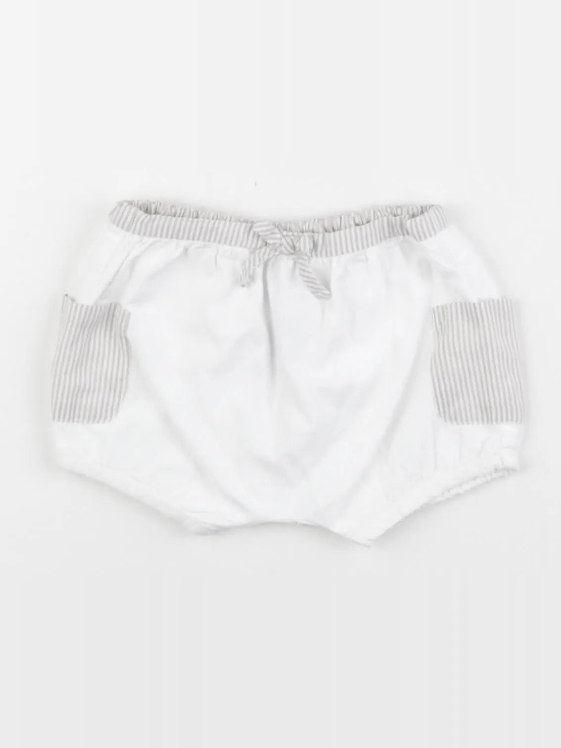 Jacadi - bloomer blanc, marron - 3 mois