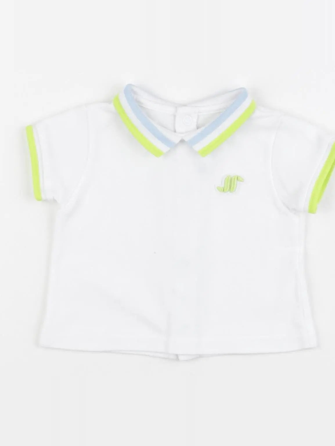 Jacadi - polo blanc - 3 mois