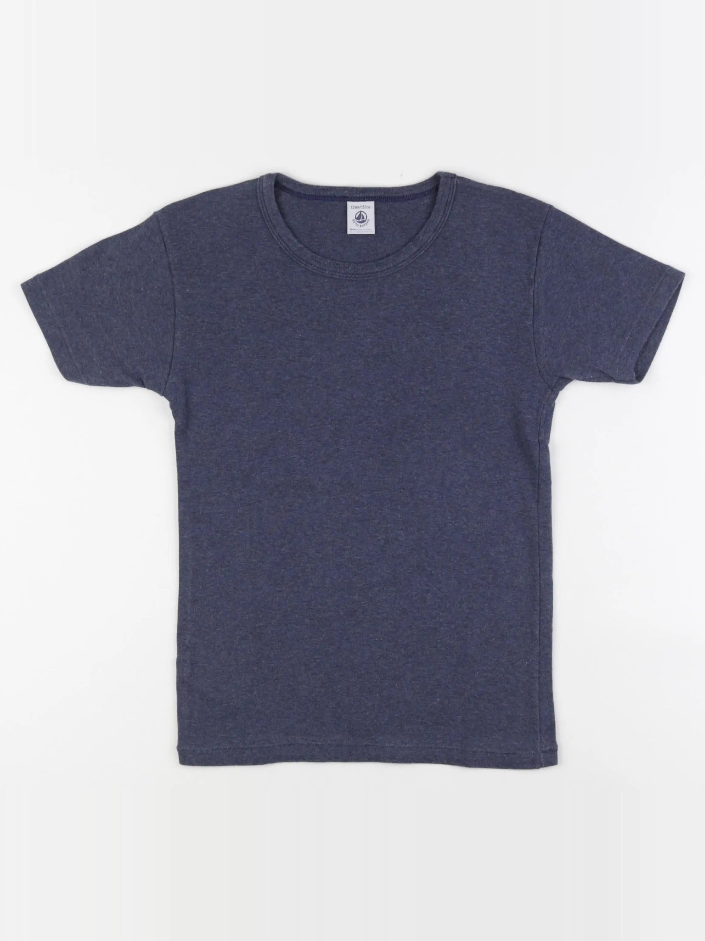 Petit Bateau - maillot de corps bleu - 12 ans