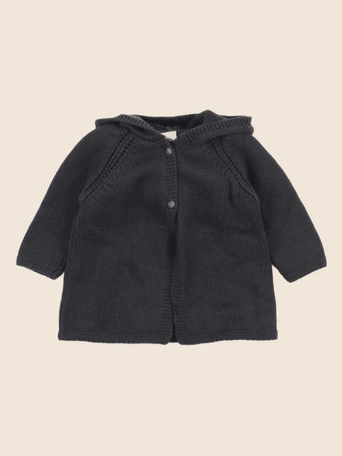 Petit Bateau - gilet gris - 3 mois