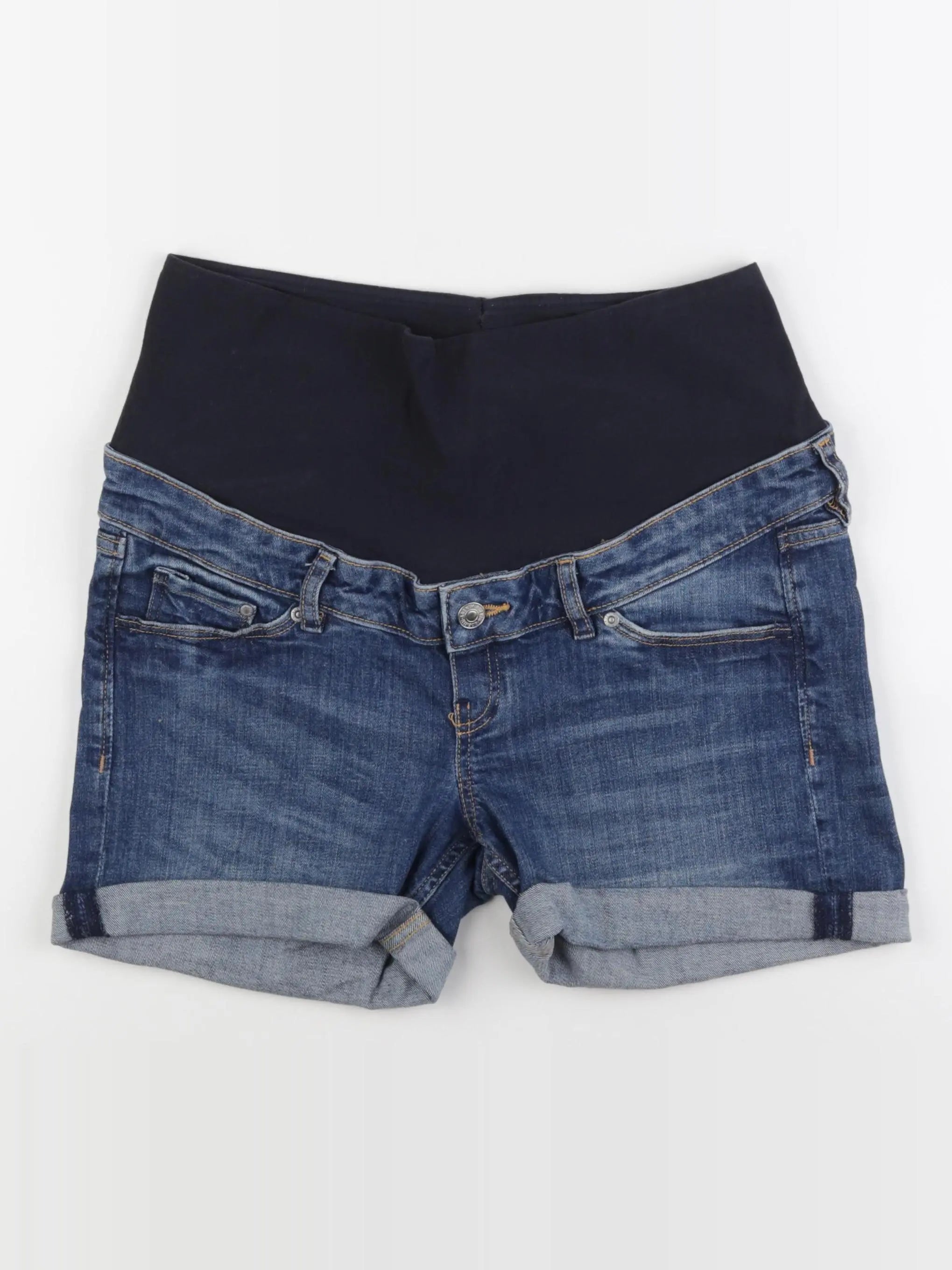 H&M - short grossesse bleu - 40