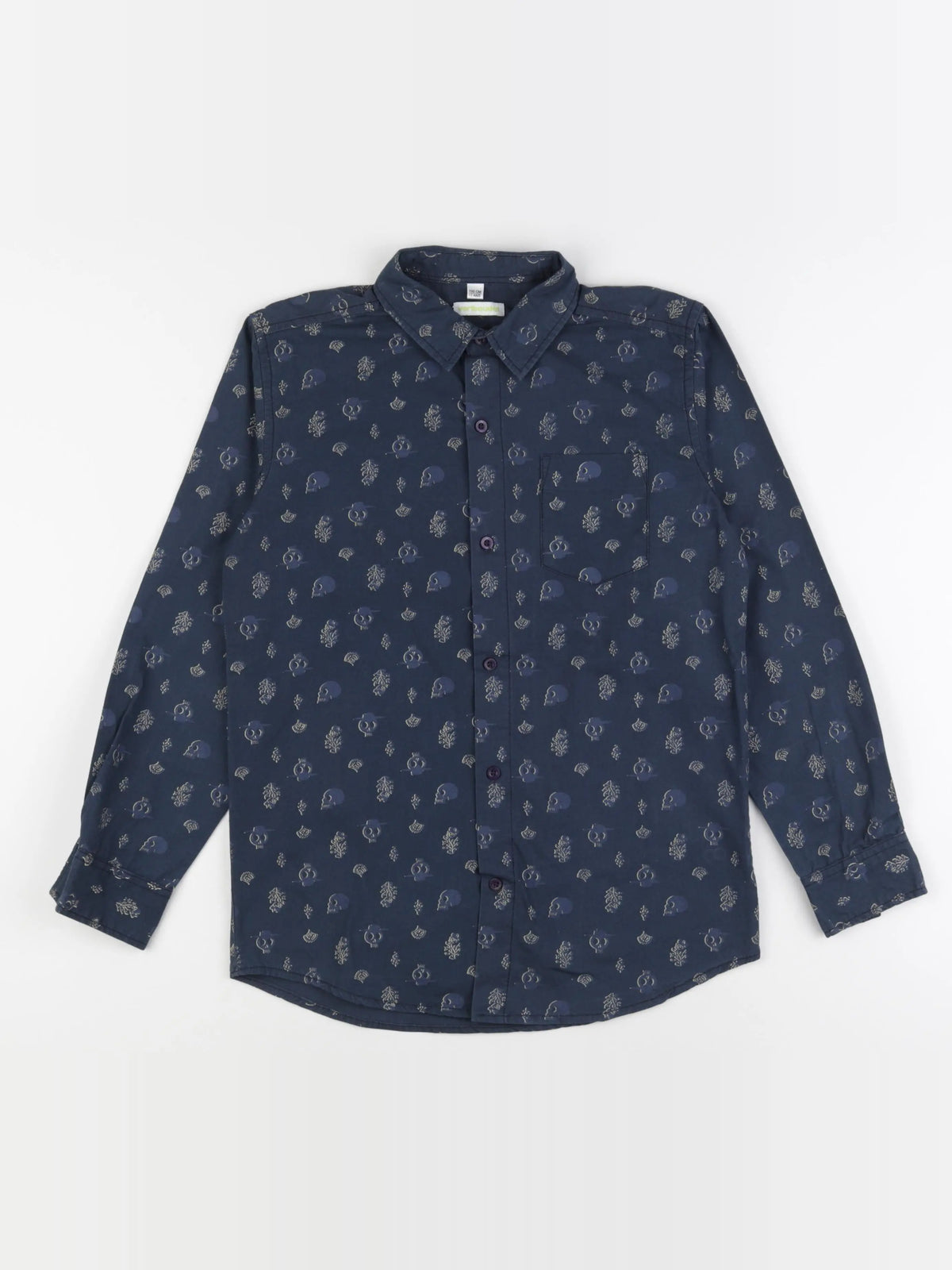 Vertbaudet - chemise bleu - 12 ans