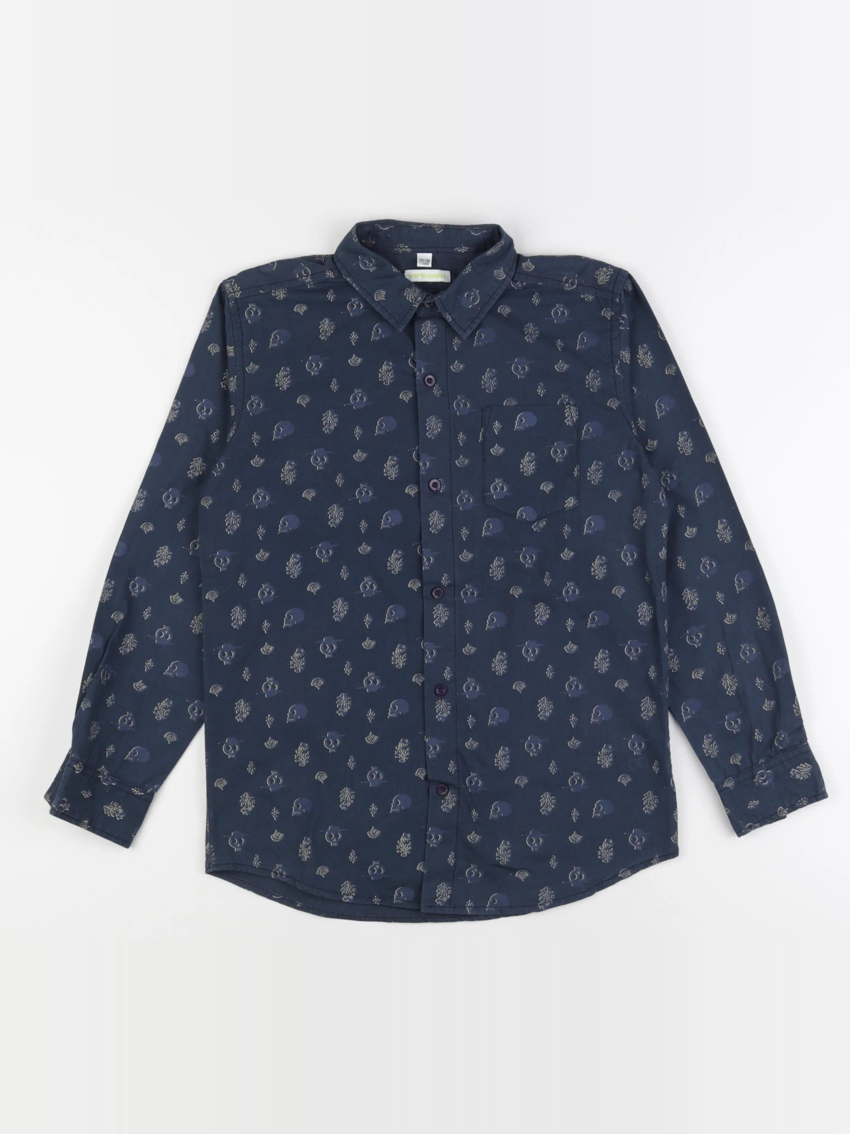 Vertbaudet - chemise bleu - 12 ans