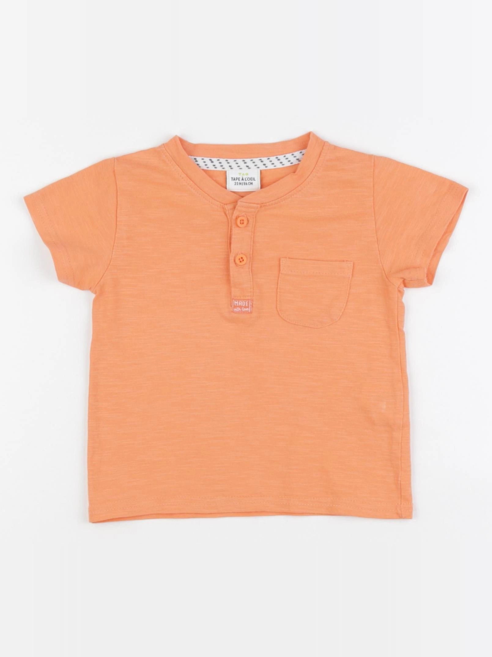 Tape à l'oeil - tee-shirt orange - 24 mois