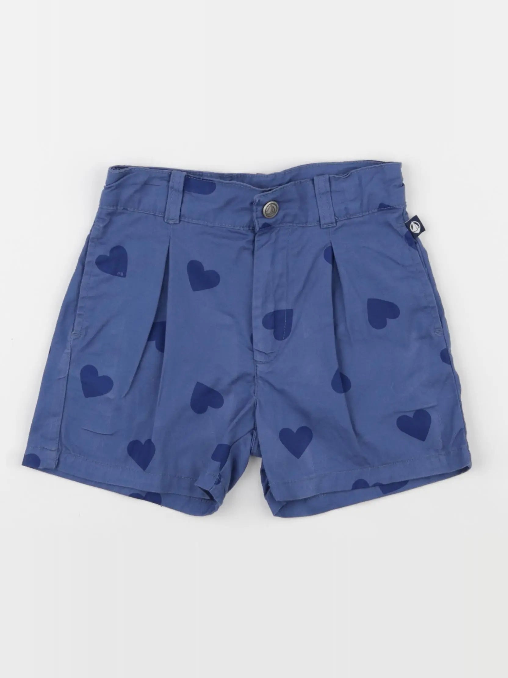 Petit Bateau - short bleu - 3 ans
