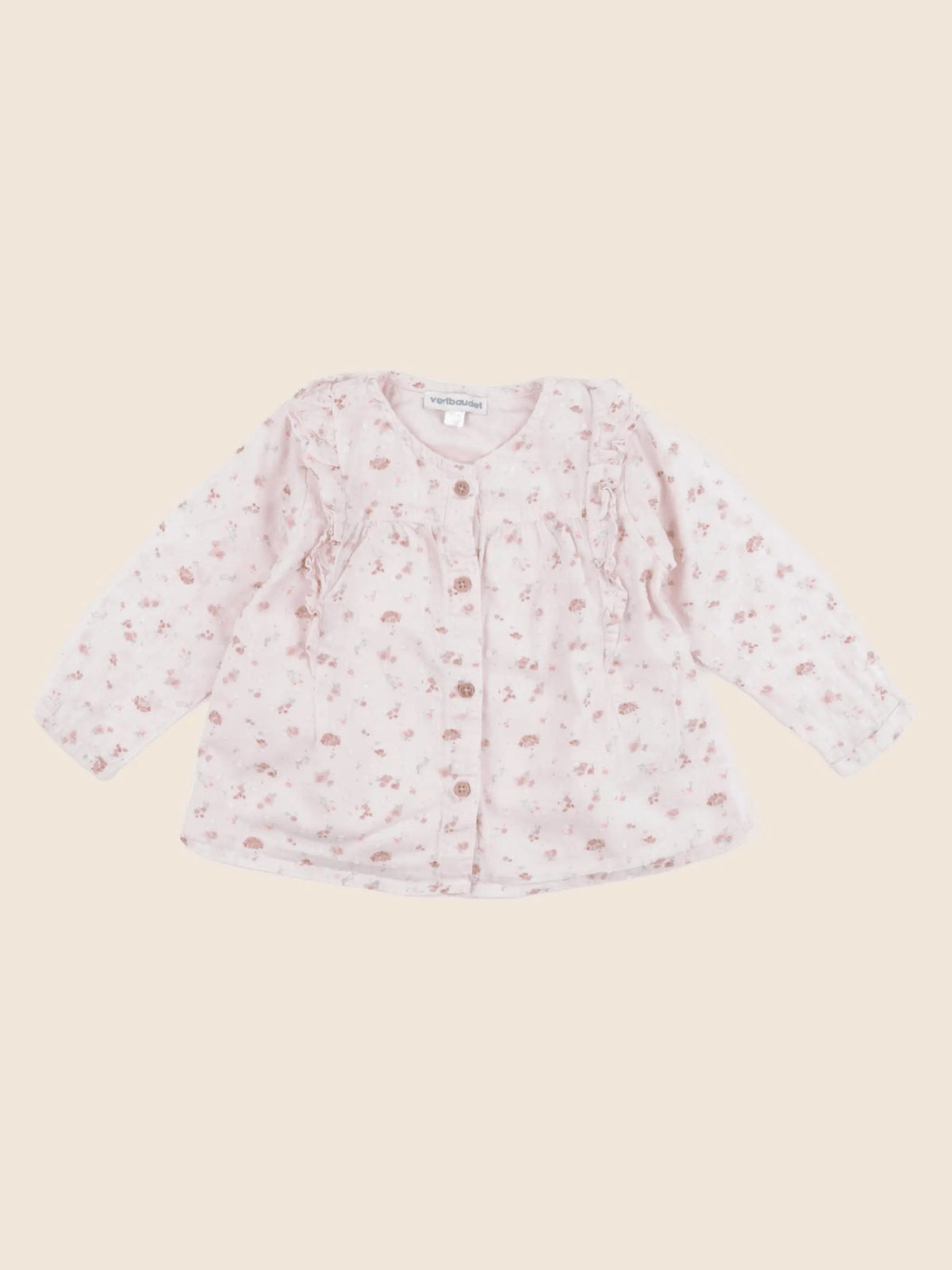 Vertbaudet - blouse rose - 12 mois