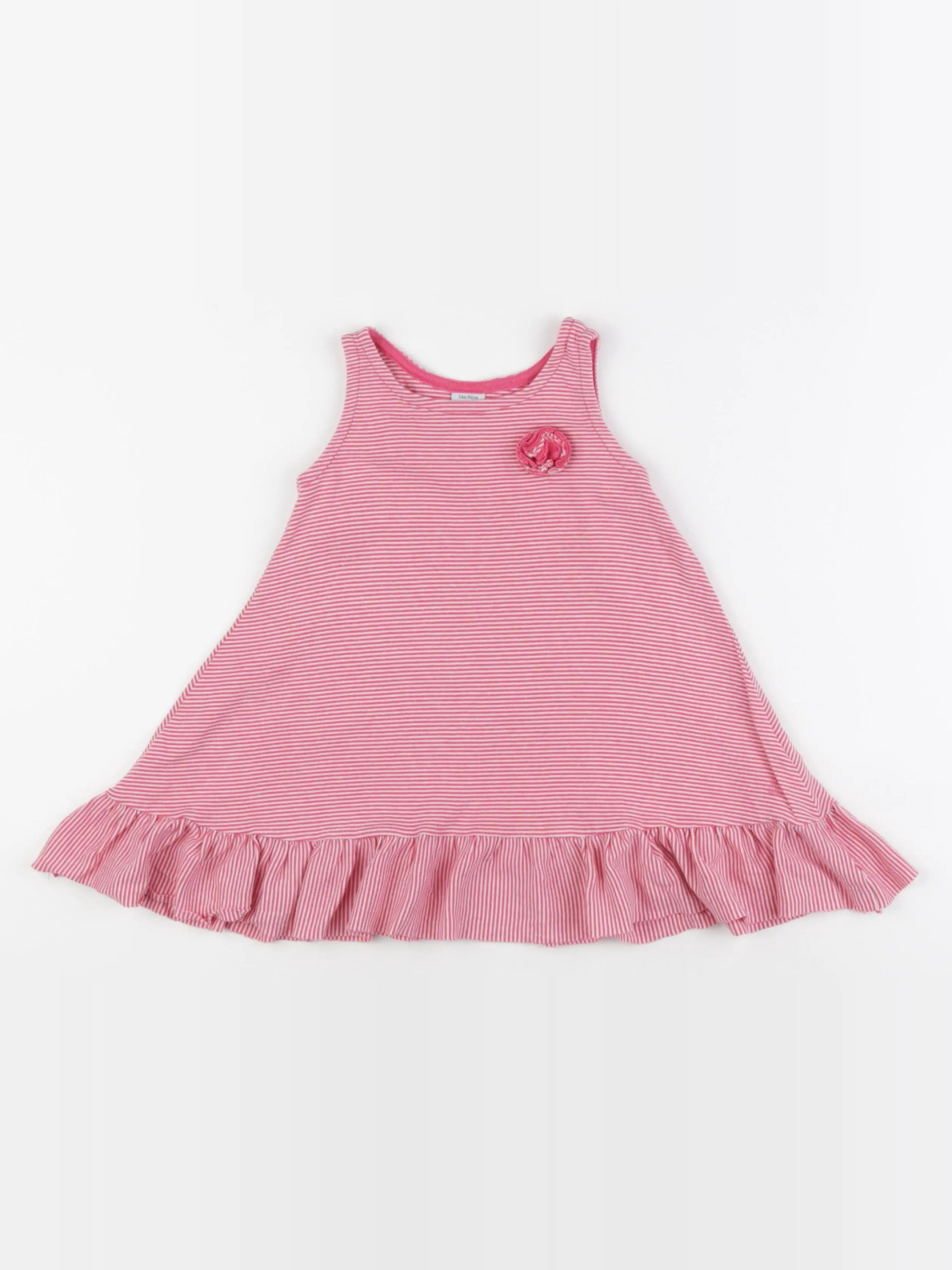 Petit Bateau - robe rose - 2 ans
