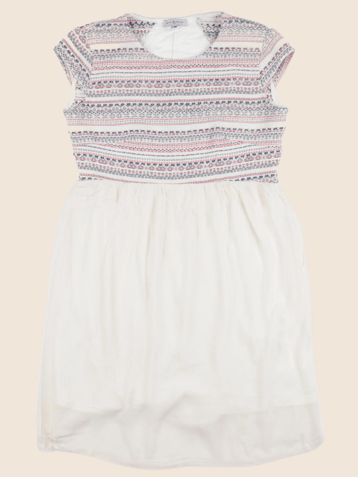 Envie de fraise - robe grossesse beige - 36