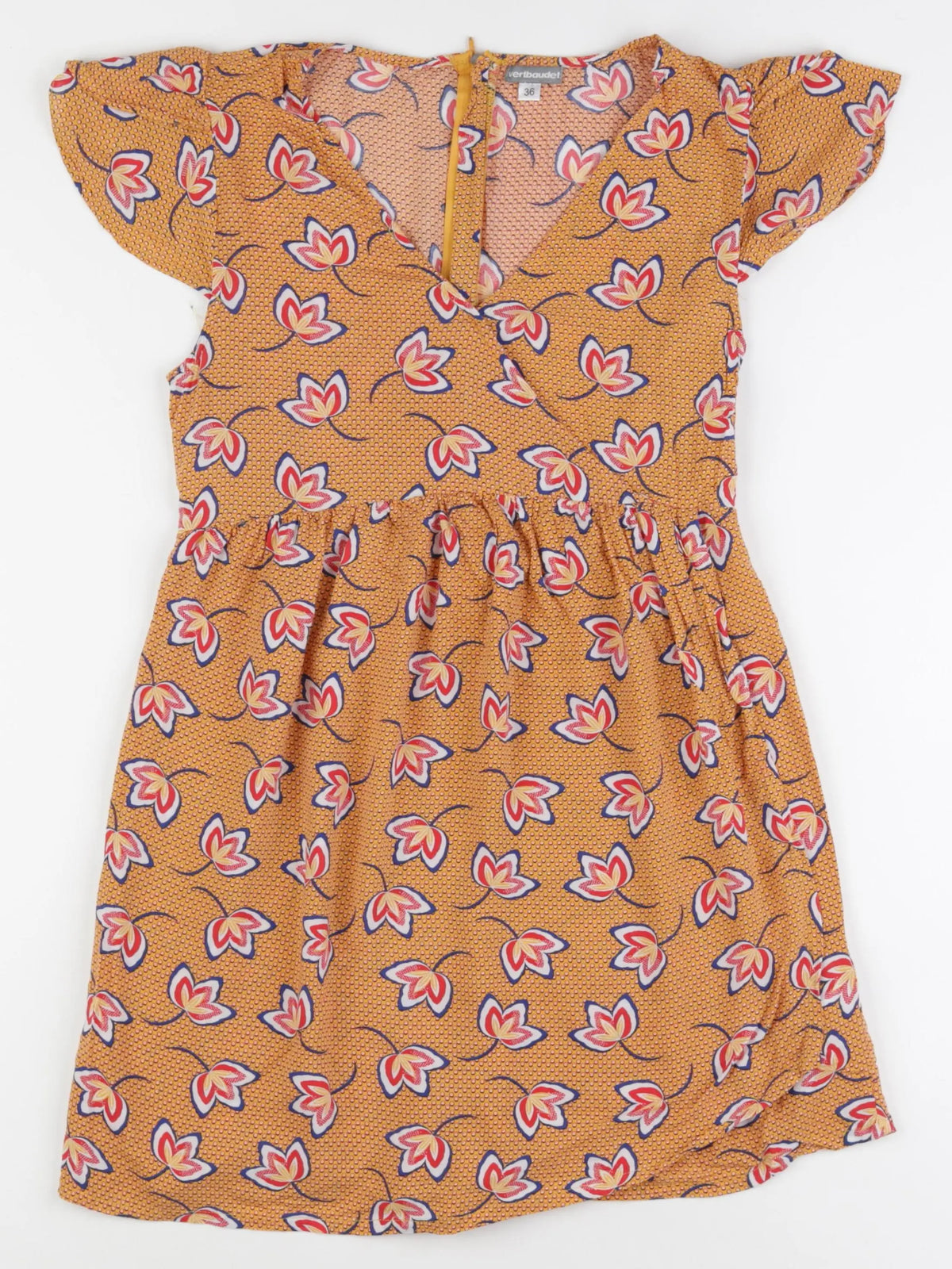 Vertbaudet - robe grossesse orange - 36