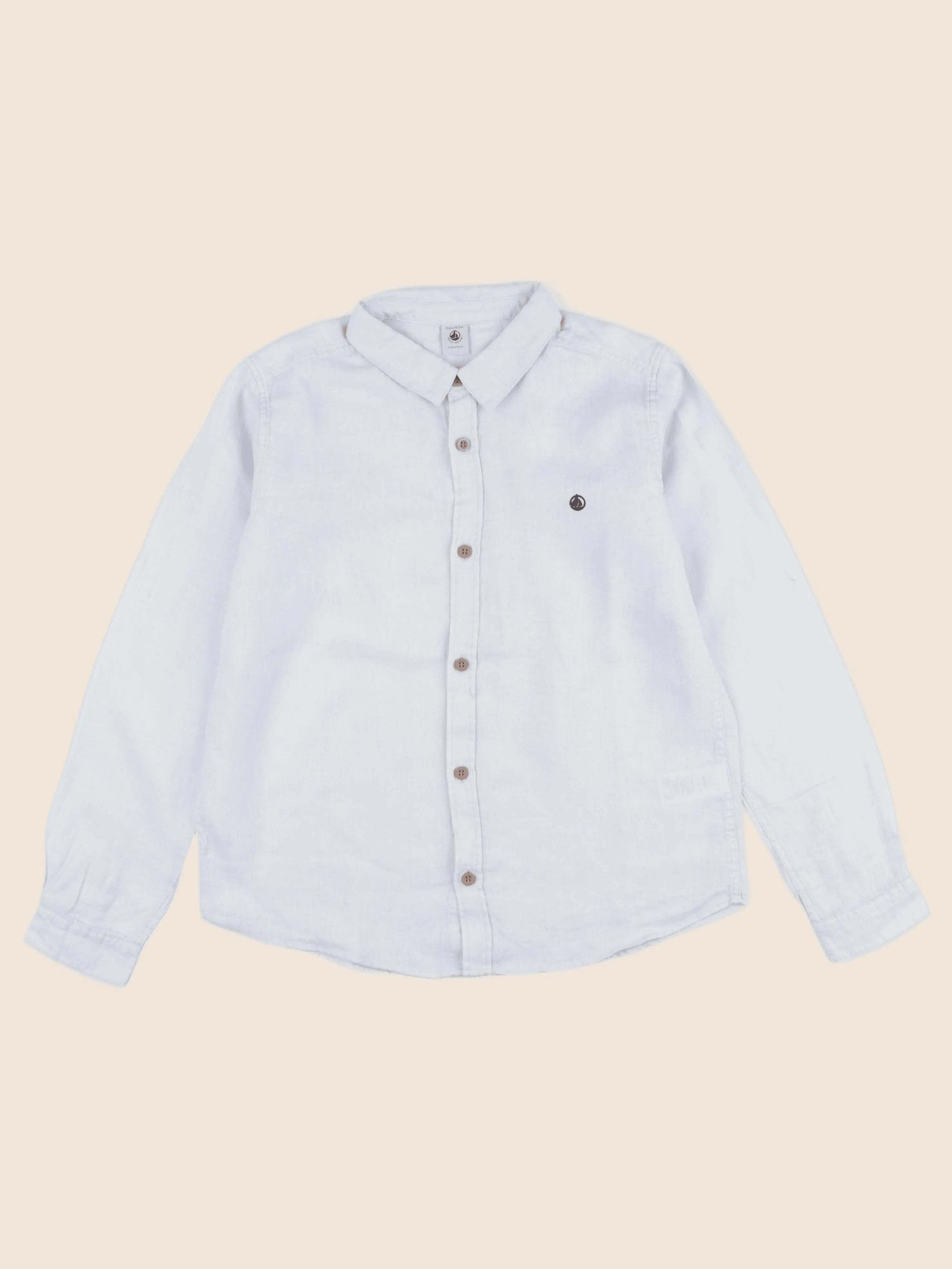 Petit Bateau - chemise bleu - 12 ans