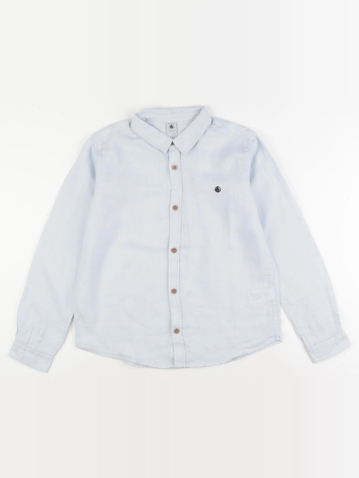 Petit Bateau - chemise bleu - 12 ans