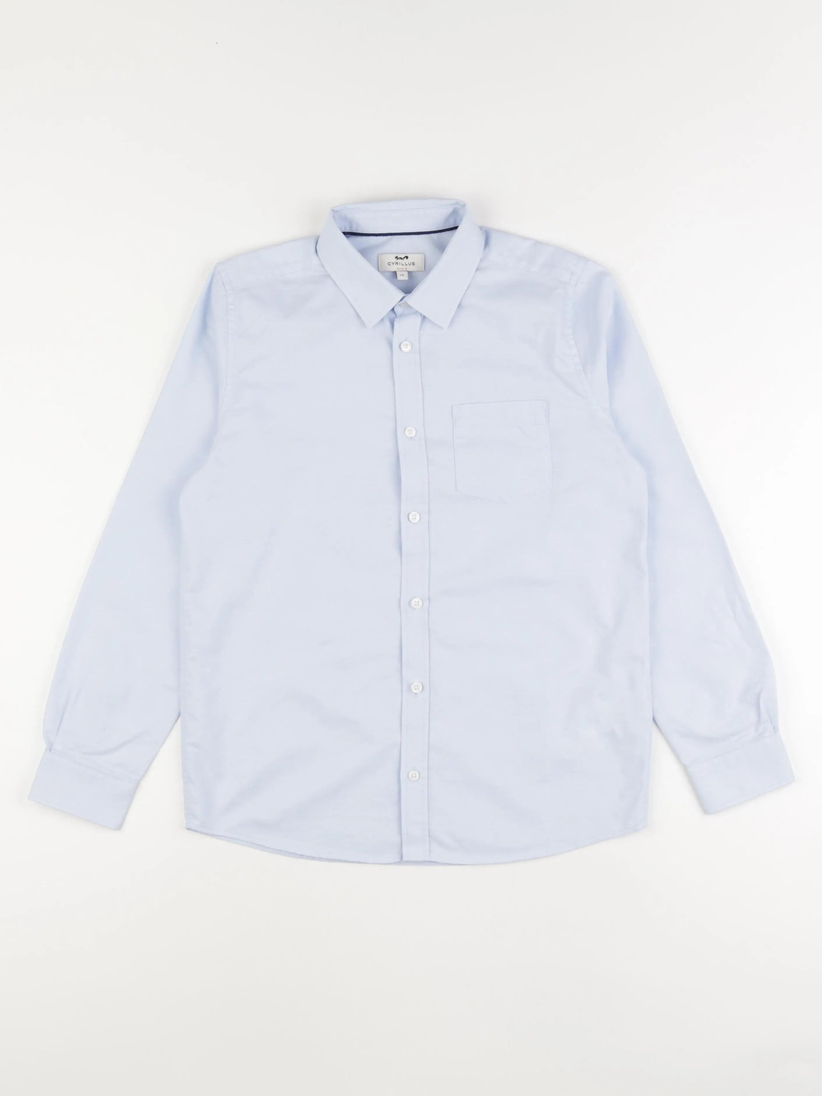 Cyrillus - chemise bleu - 12 ans