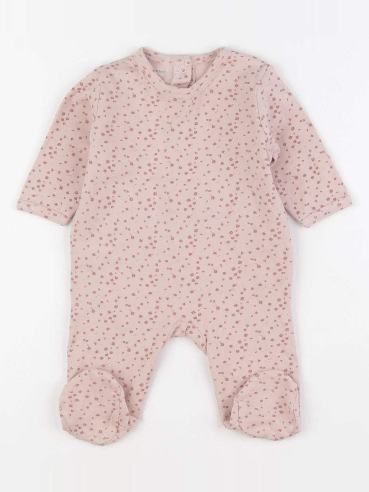 Vertbaudet - pyjama coton rose - 3 mois