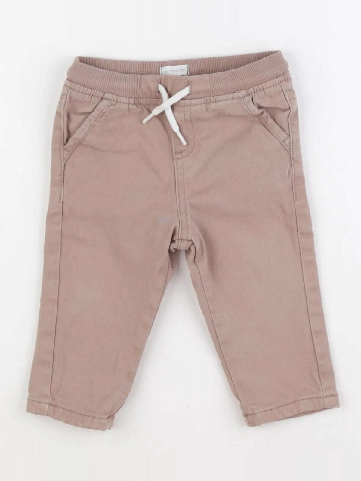 Vertbaudet - pantalon marron - 12 mois