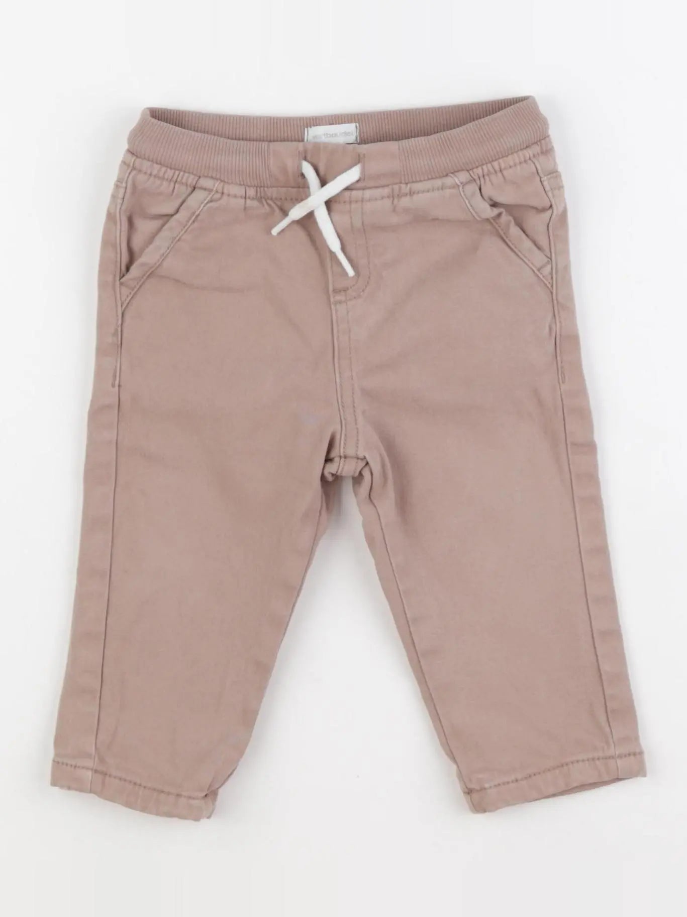 Vertbaudet - pantalon marron - 12 mois