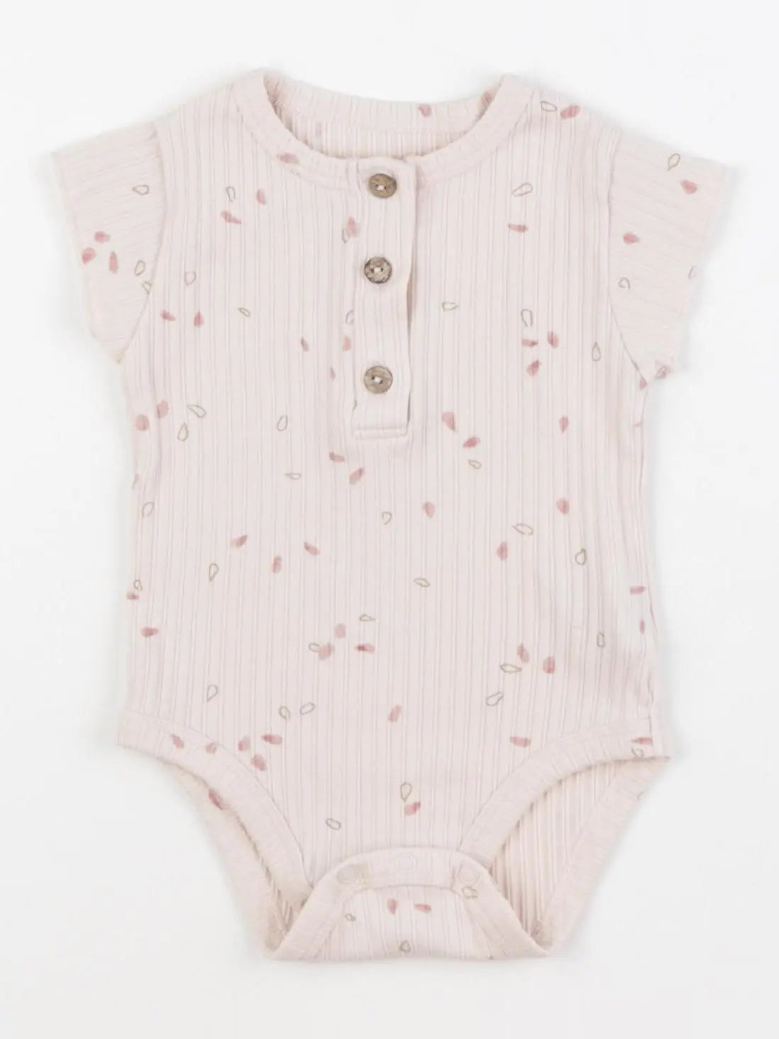 Play Up - body tee-shirt rose - 6 mois