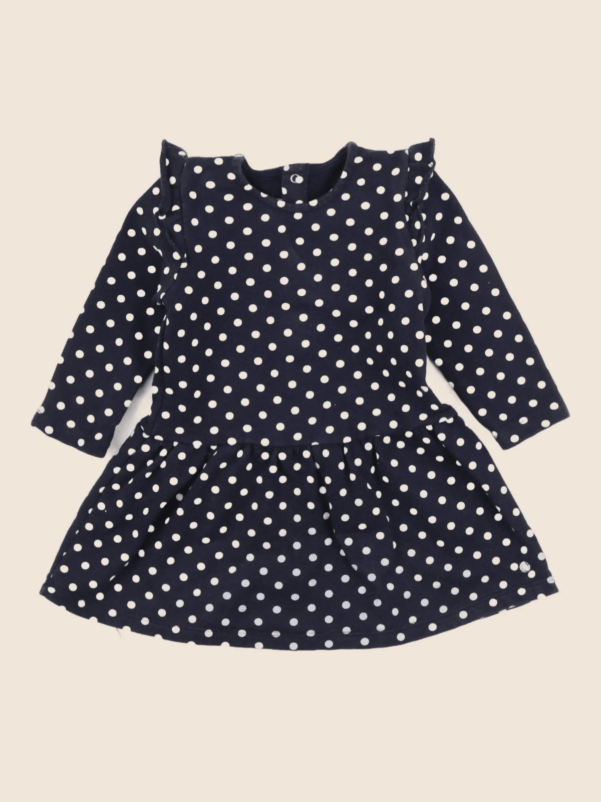 Petit Bateau - robe bleu - 18 mois