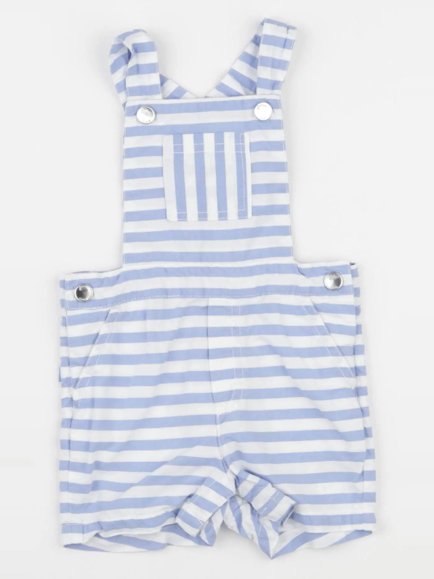 Jacadi - salopette blanc, bleu - 12 mois