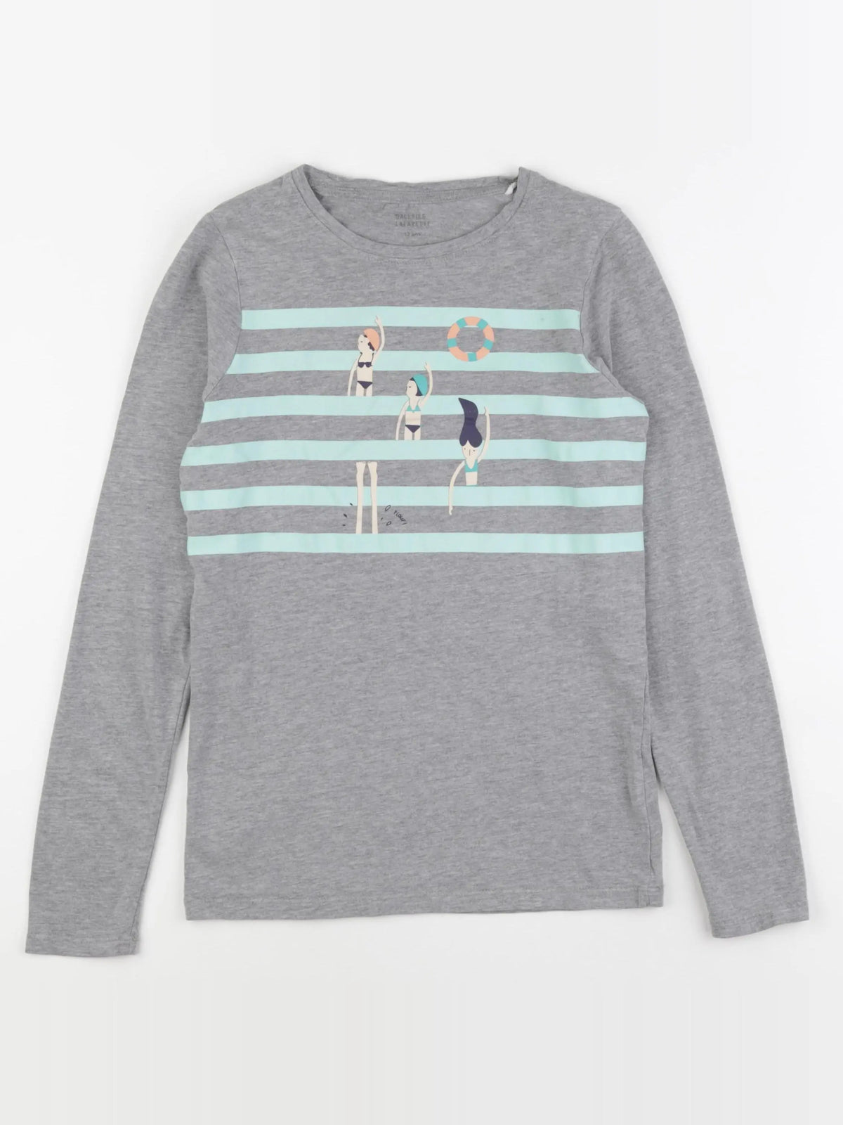 Galeries Lafayette - tee-shirt gris - 12 ans