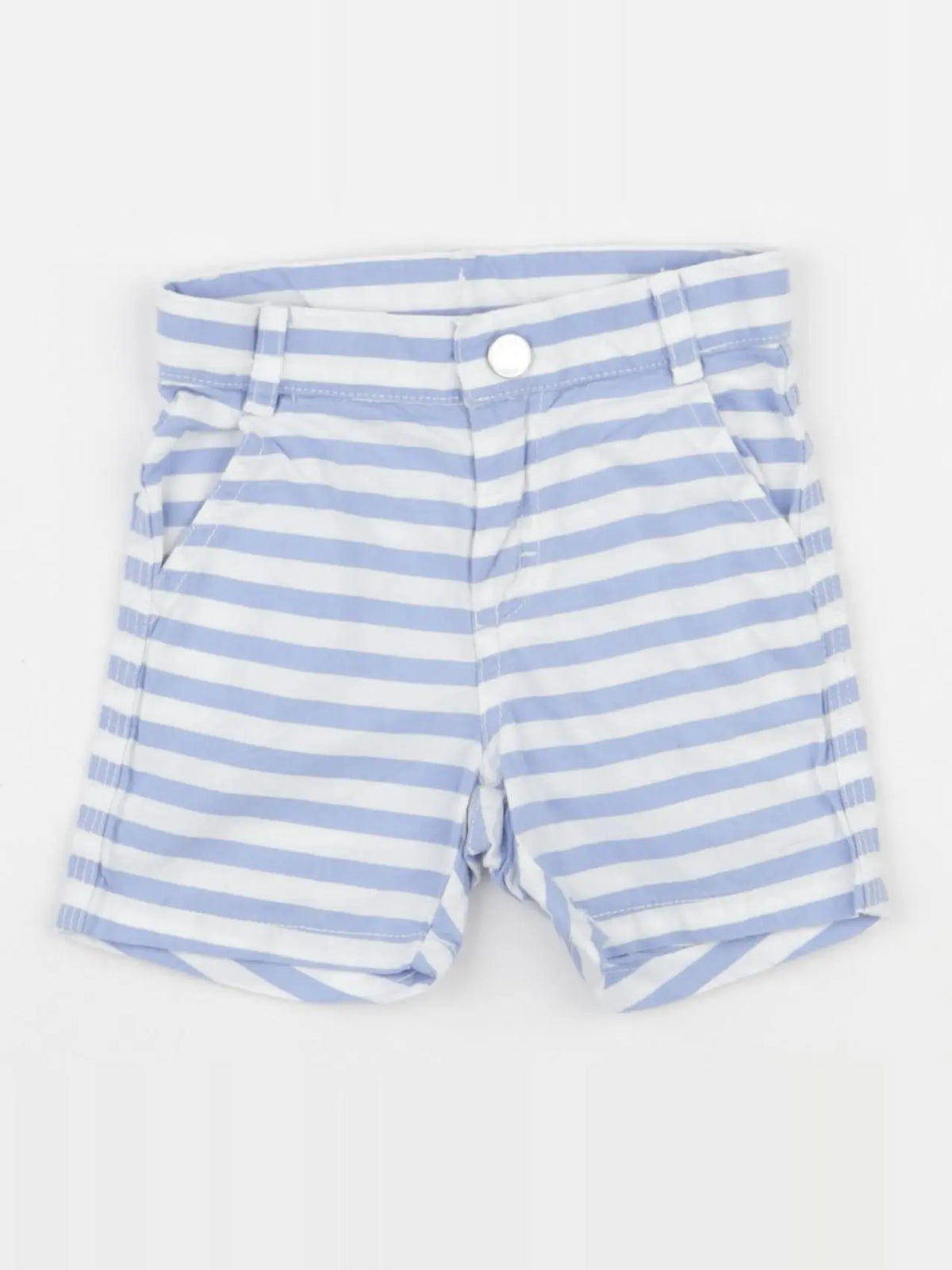 Jacadi - short blanc, bleu - 12 mois