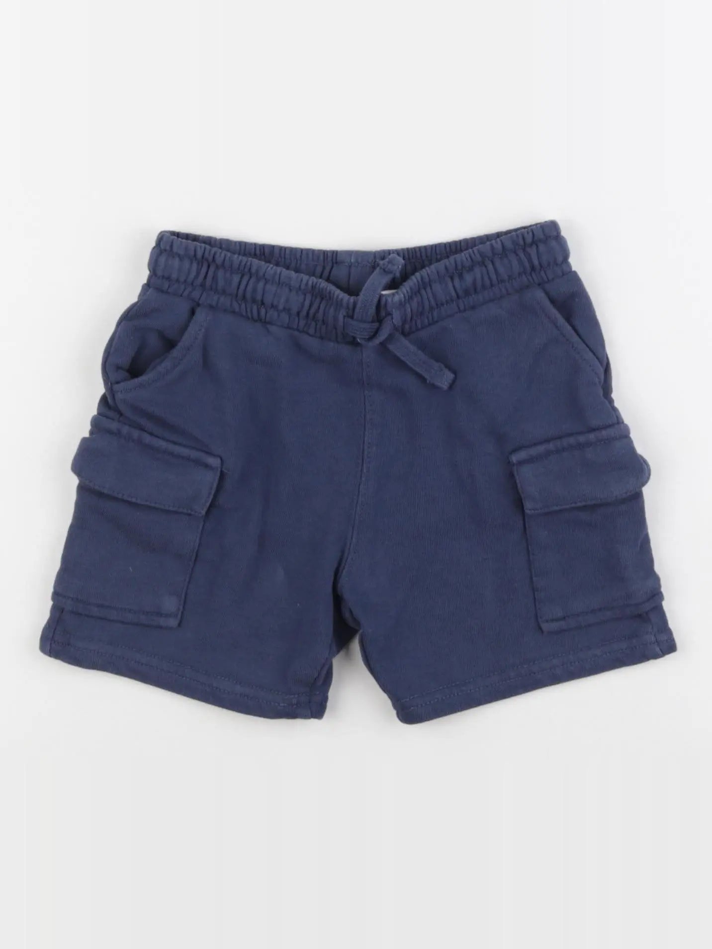 Zara - short bleu - 9/12 mois