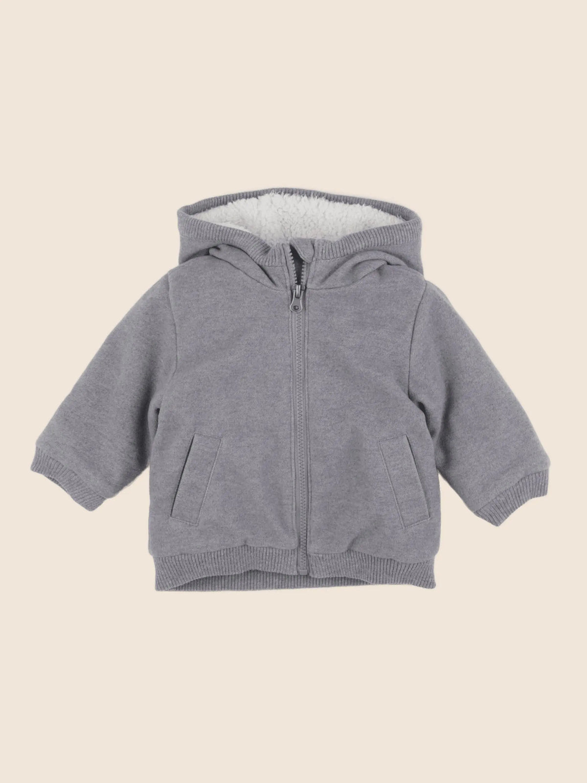Vertbaudet - veste gris - 12 mois