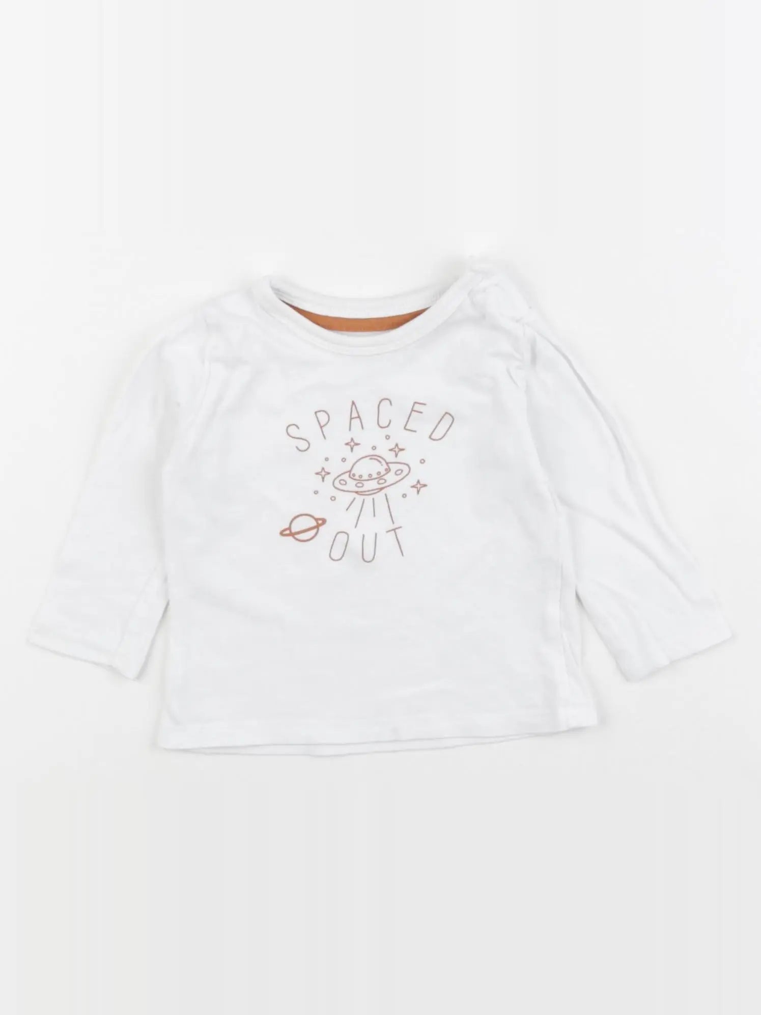 Vertbaudet - tee-shirt blanc - 3 mois