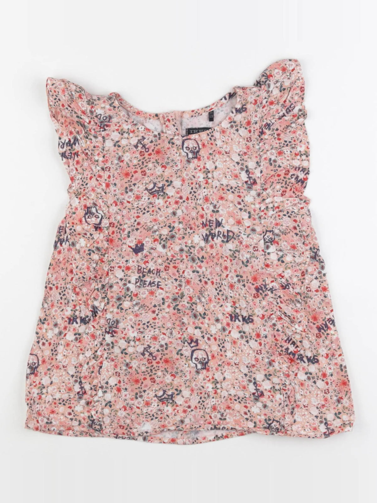 IKKS - blouse rose - 8 ans
