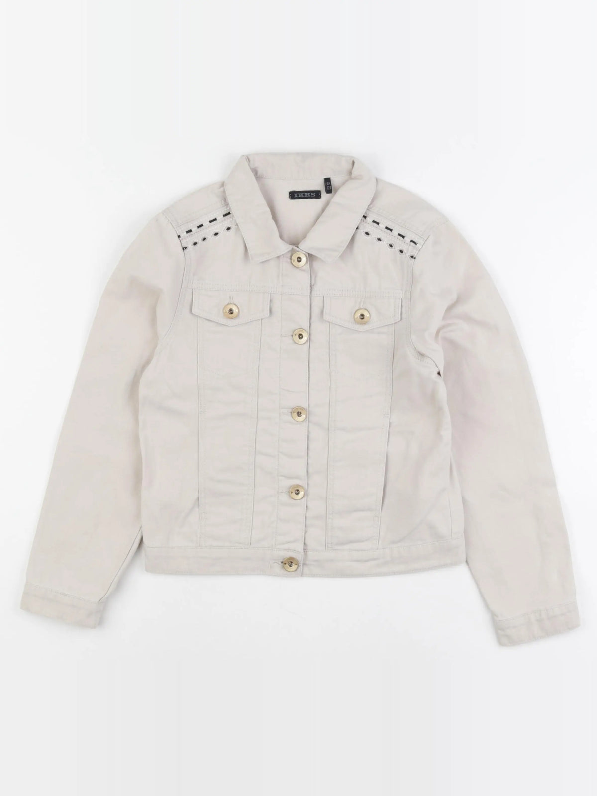 IKKS - veste beige - 8 ans