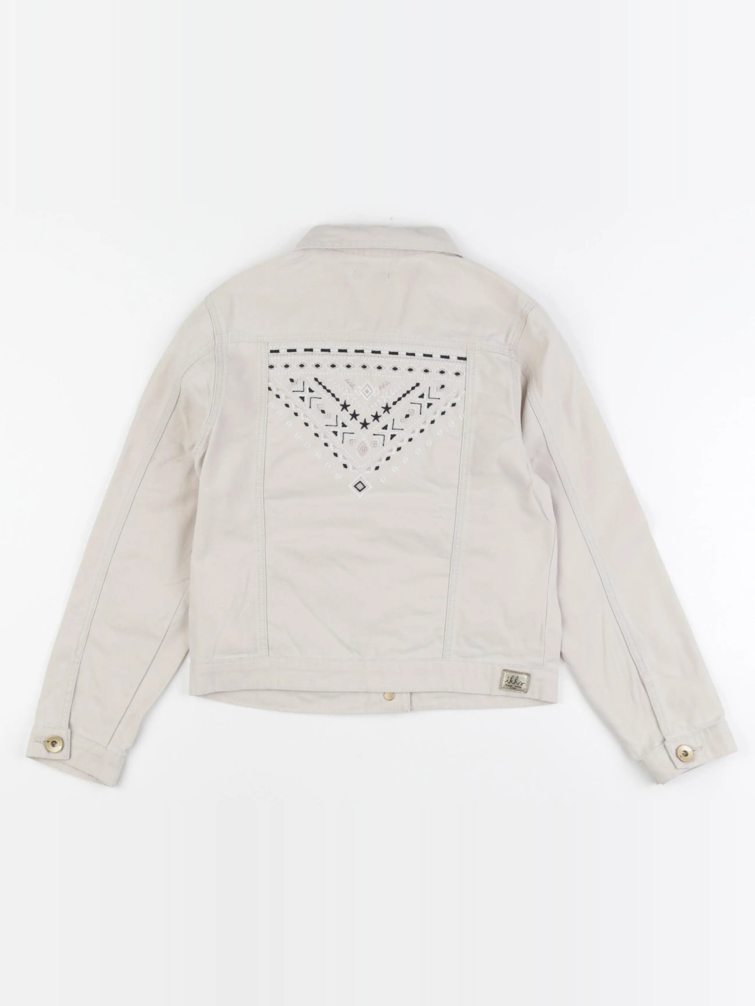 IKKS - veste beige - 8 ans