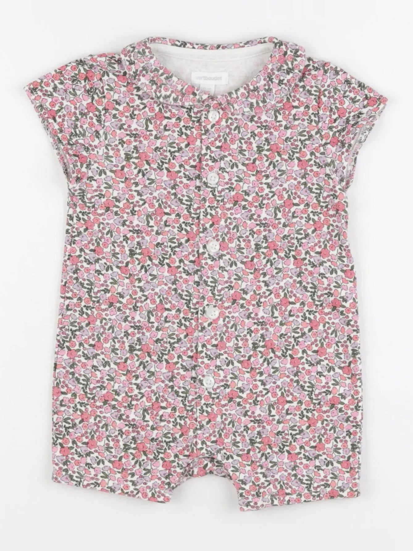 Vertbaudet - combinaison multicolore - 9 mois