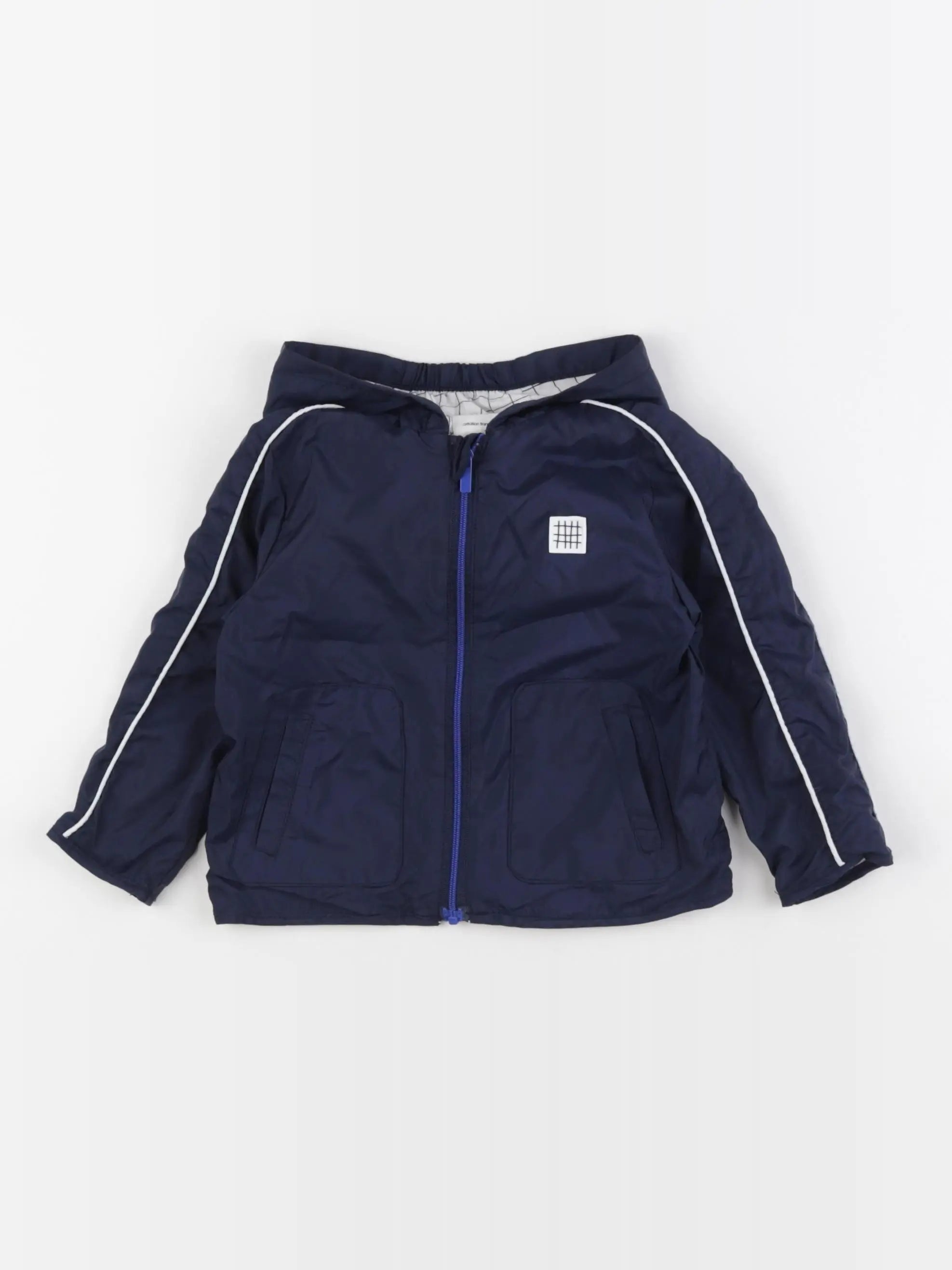 Carrément Beau - imperméable bleu - 18 mois