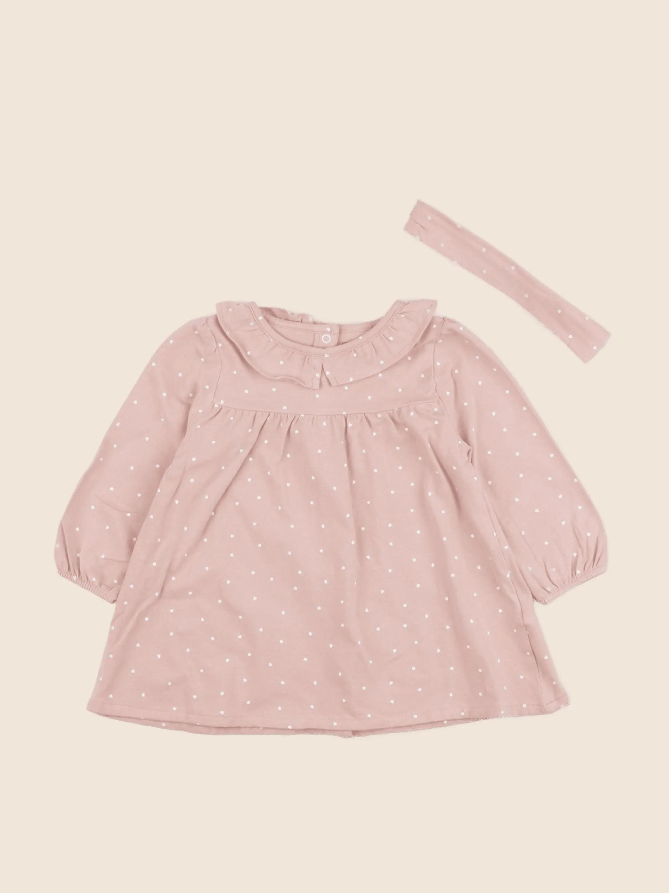 Vertbaudet - robe rose - 12 mois