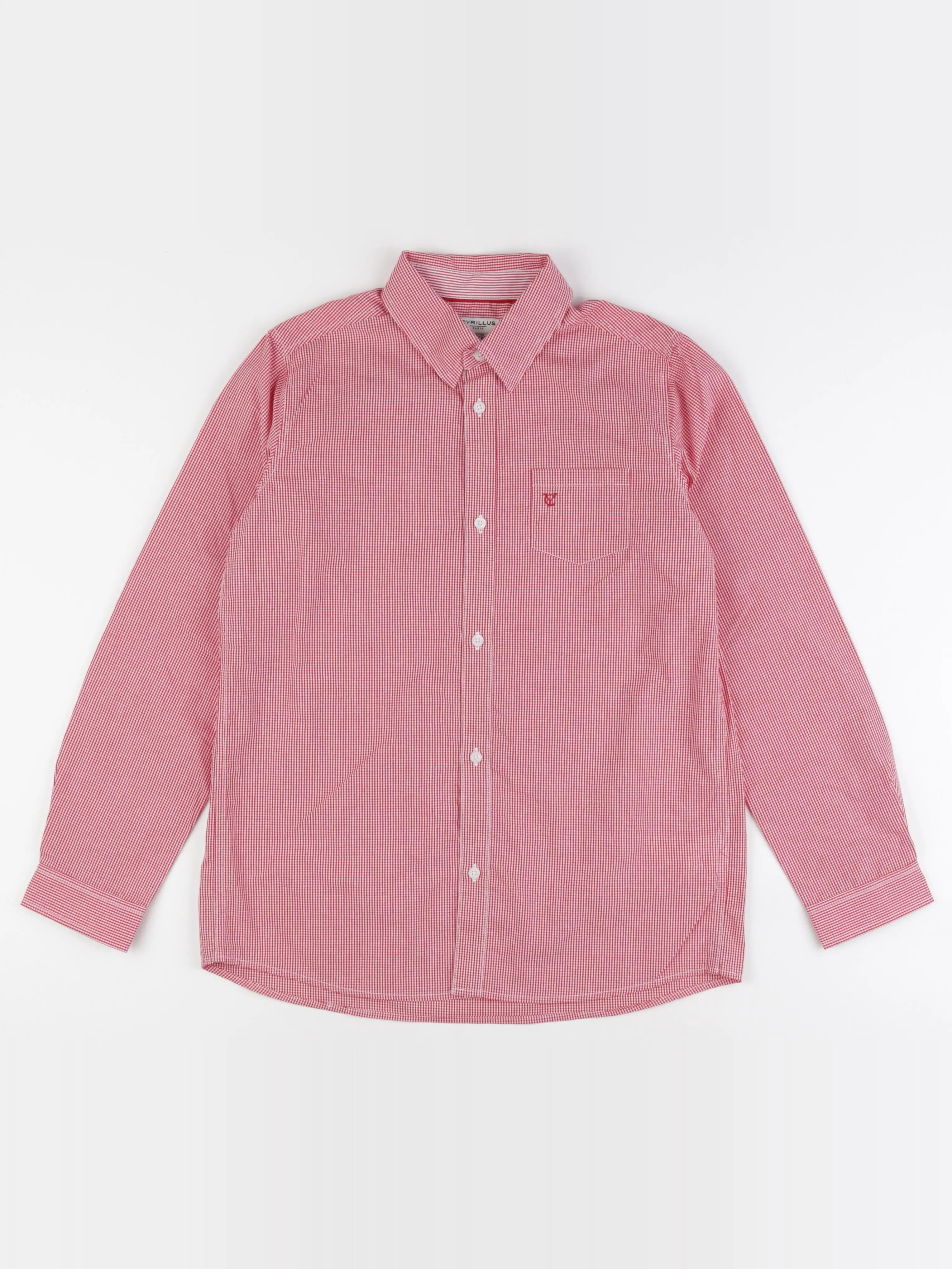 Cyrillus - chemise rouge - 12 ans
