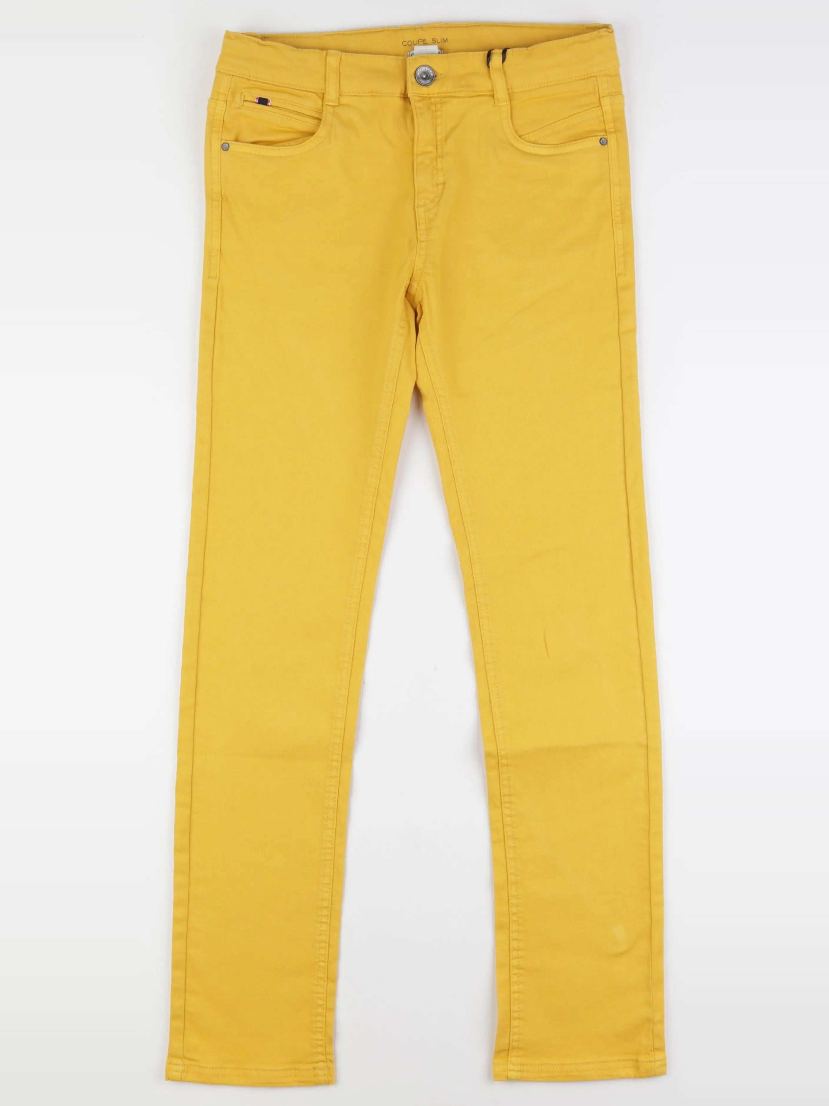 Cyrillus - pantalon jaune - 14 ans
