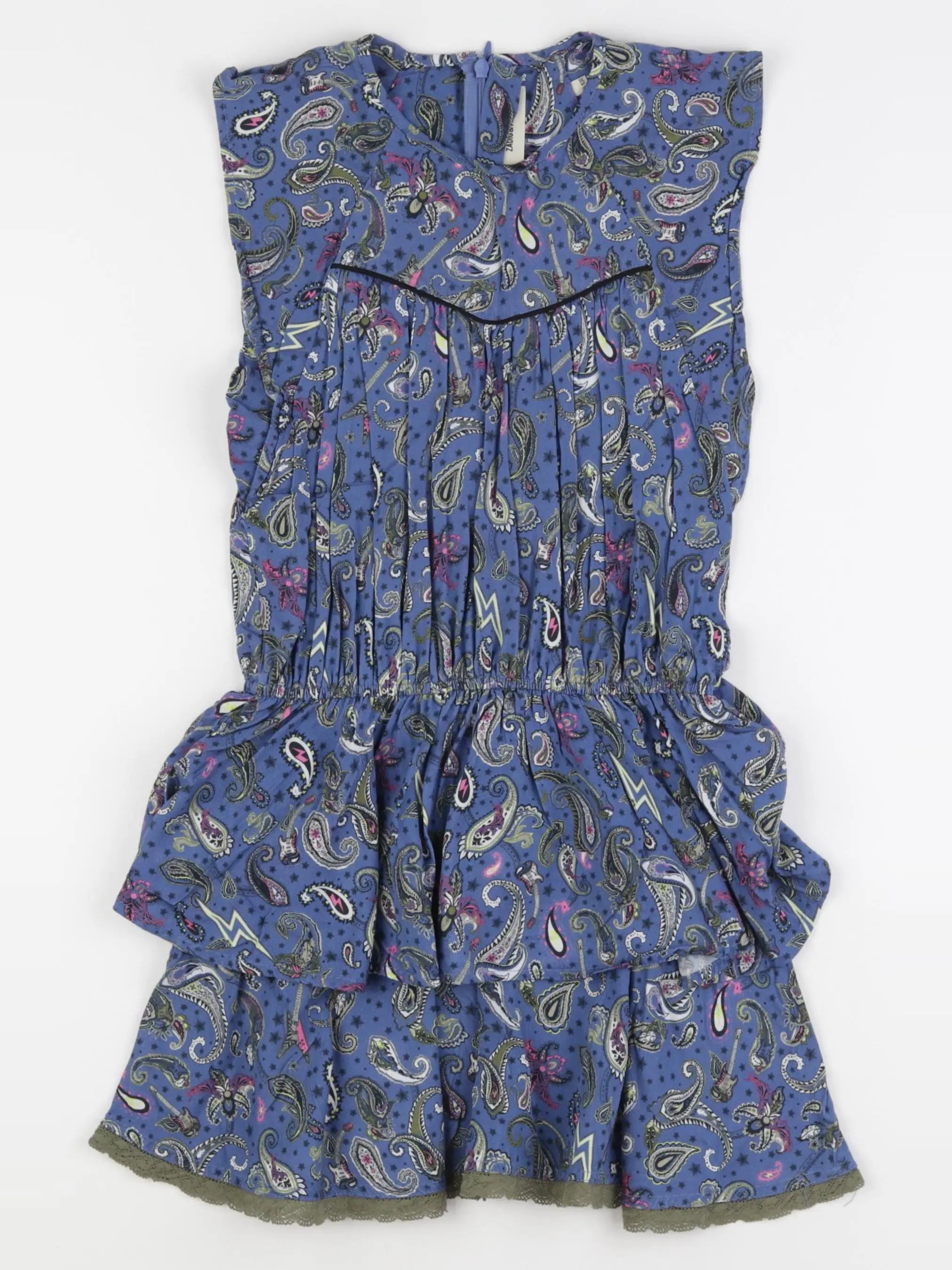 Zadig & Voltaire - robe bleu - 10 ans