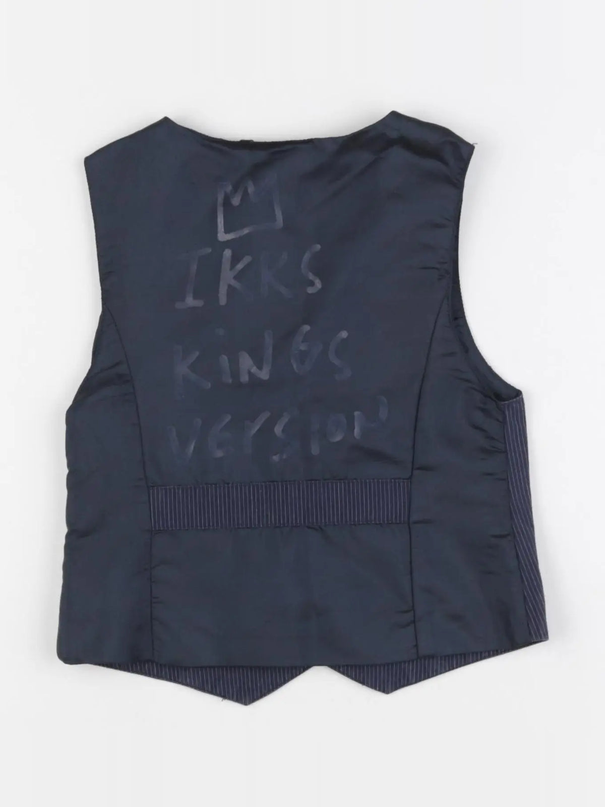 IKKS - gilet imprimé au dos bleu - 4 ans