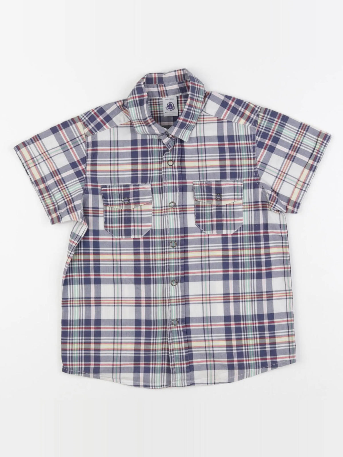 Petit Bateau - chemise multicolore - 5 ans