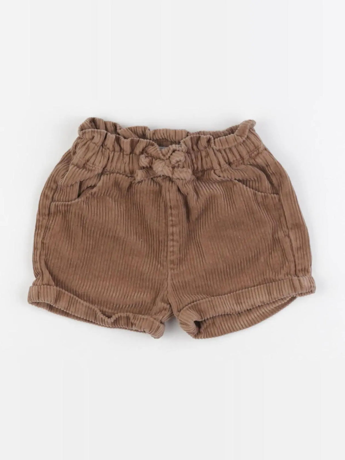 Vertbaudet - short marron - 6 mois