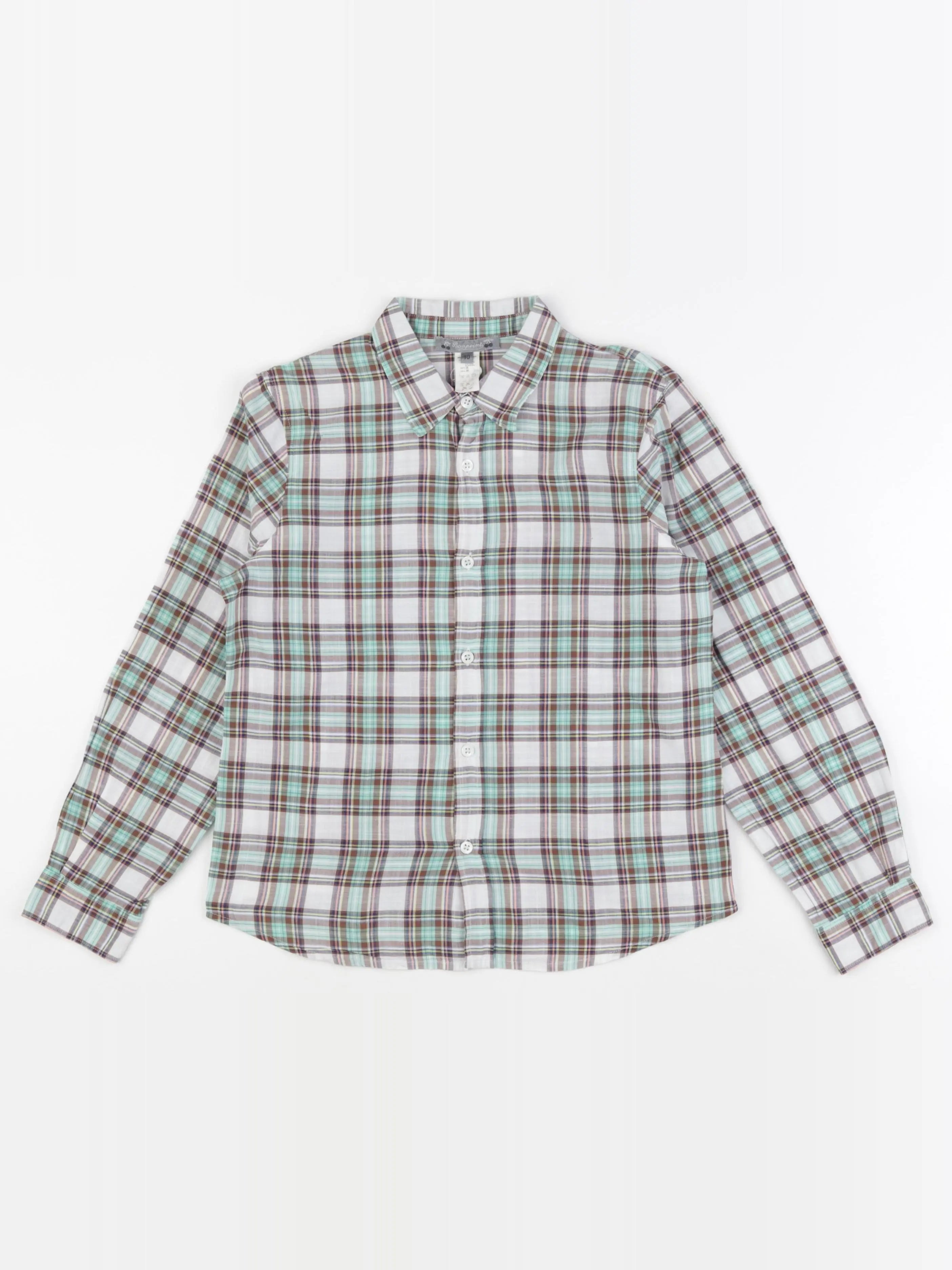 Bonpoint - chemise multicolore - 10 ans