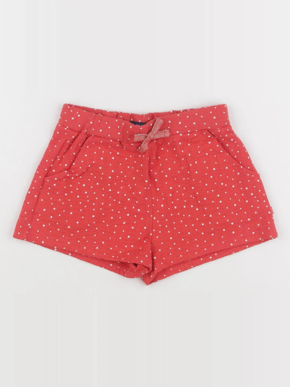 Okaidi - short rouge, or - 7 ans