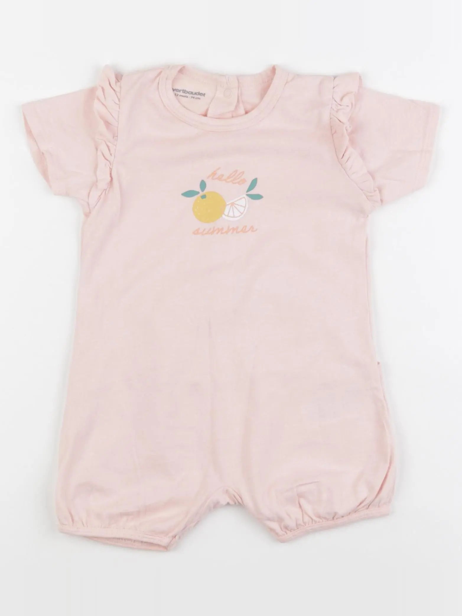 Vertbaudet - pyjama coton multicolore - 12 mois