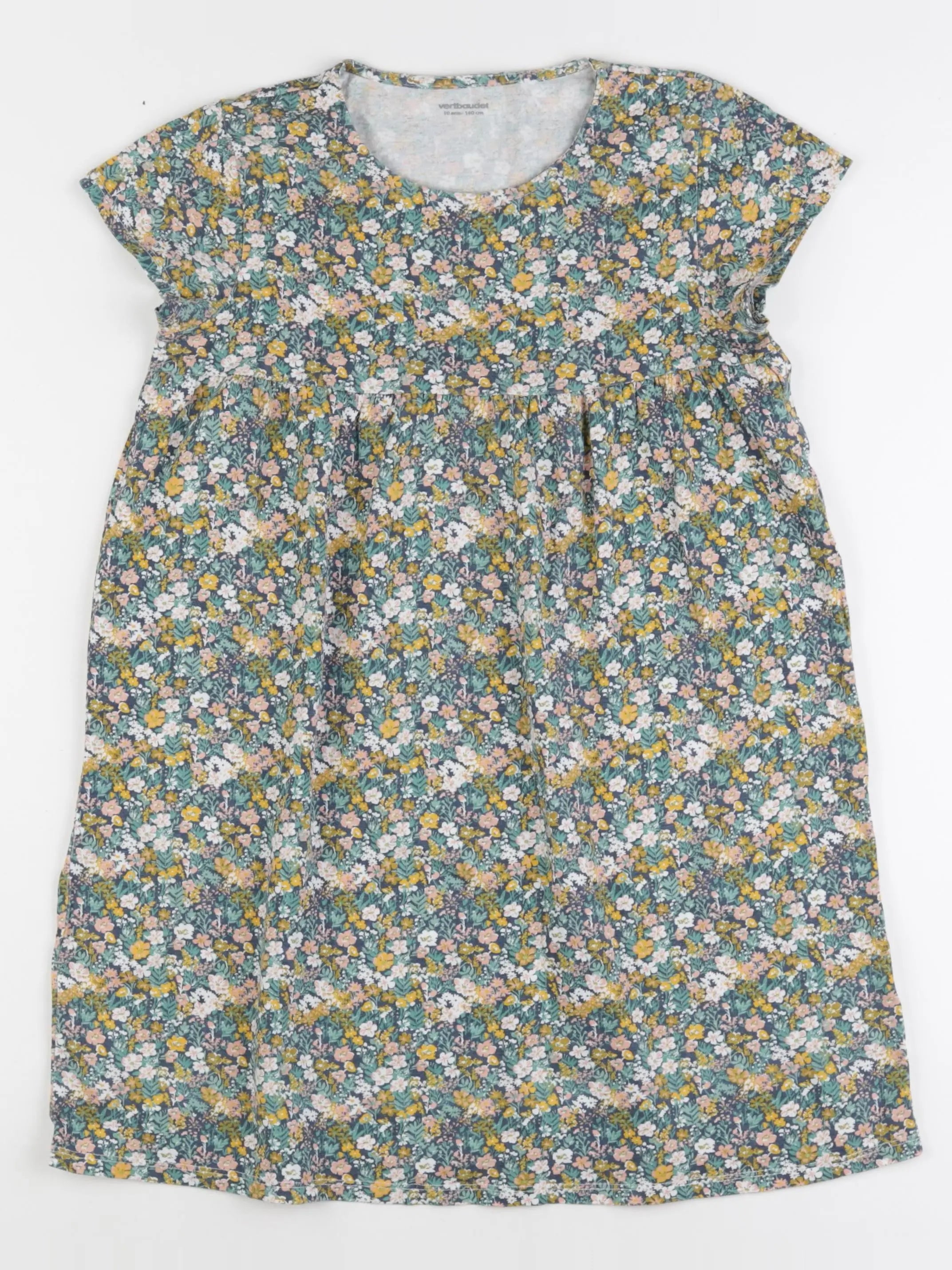 Vertbaudet - robe multicolore - 10 ans