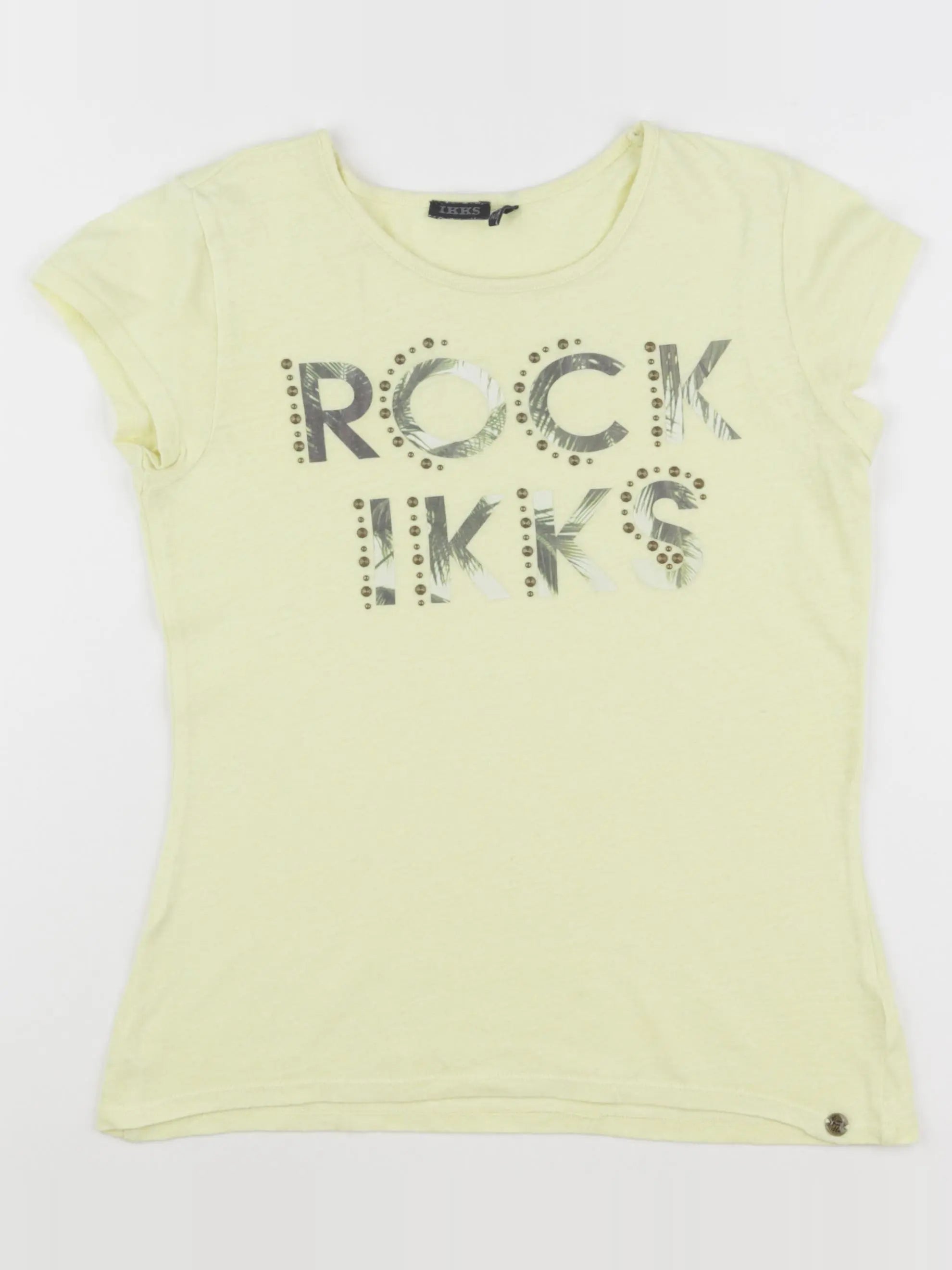 IKKS - tee-shirt jaune - 10 ans