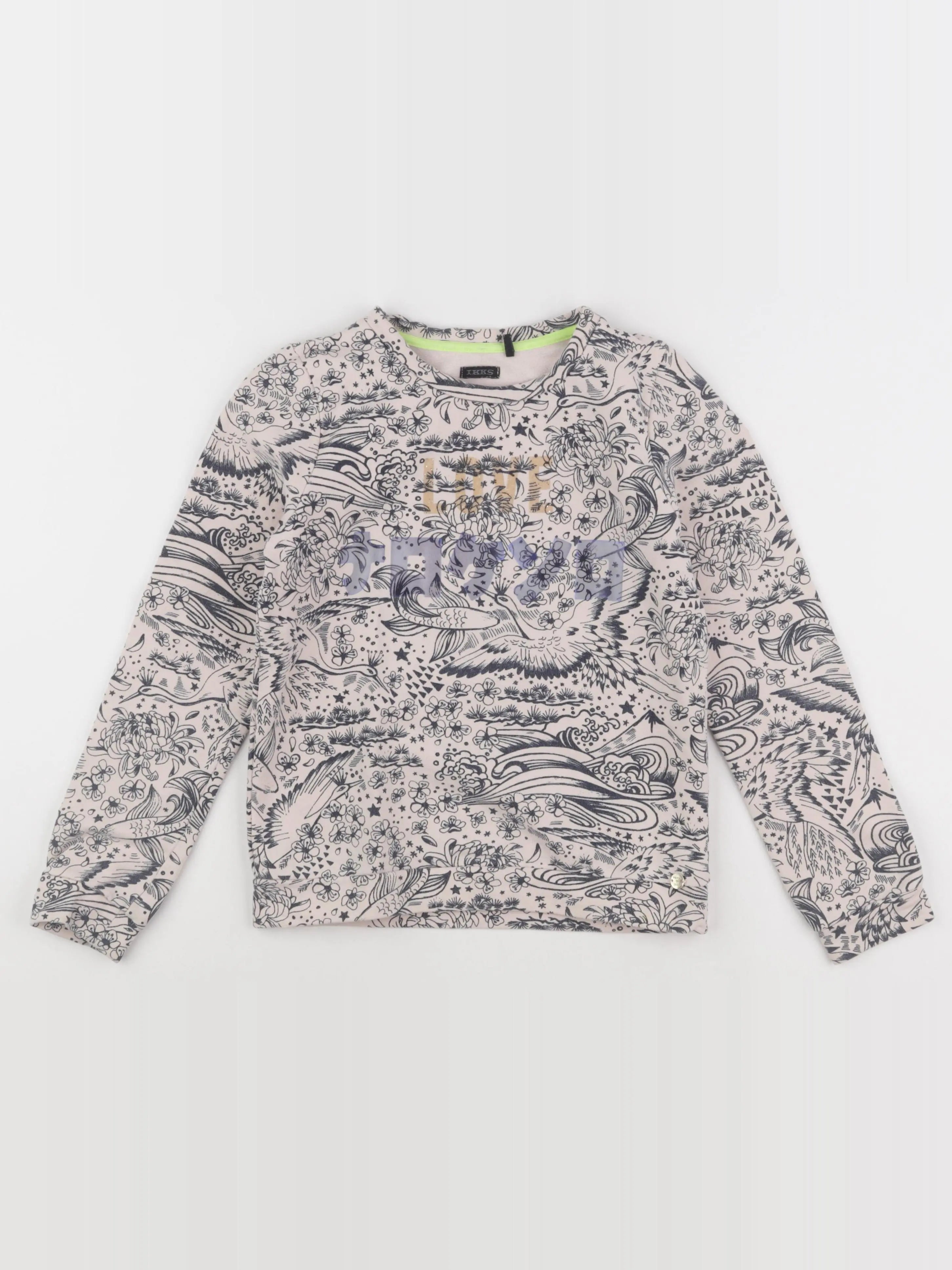 IKKS - sweat rose - 10 ans