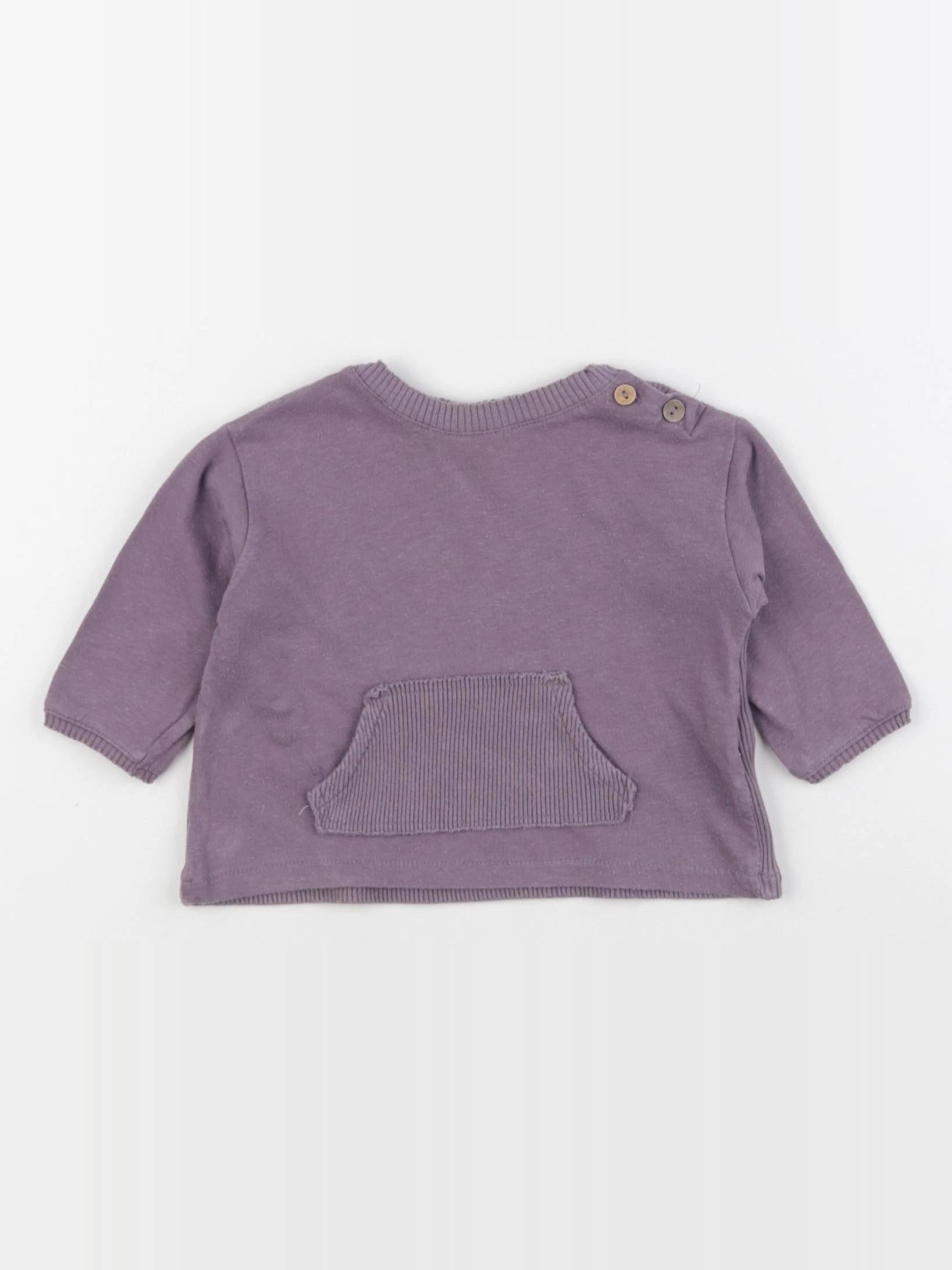Play Up - tee-shirt violet - 3 mois