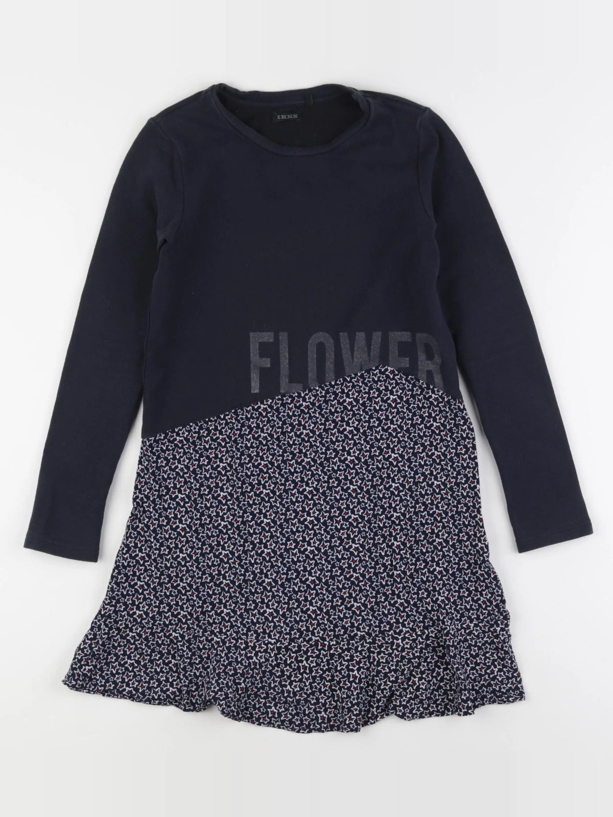 IKKS - robe bleu - 10 ans
