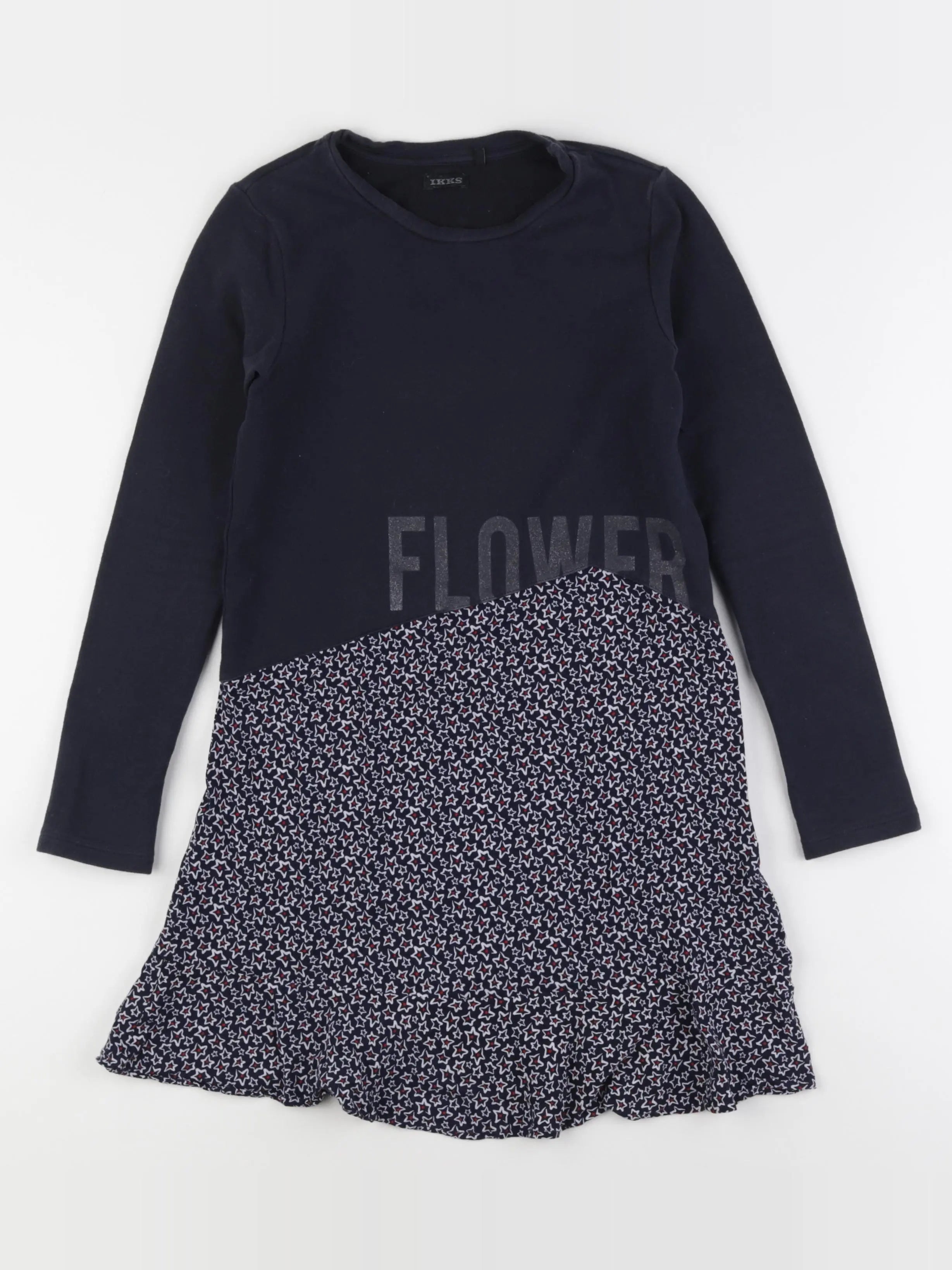 IKKS - robe bleu - 10 ans