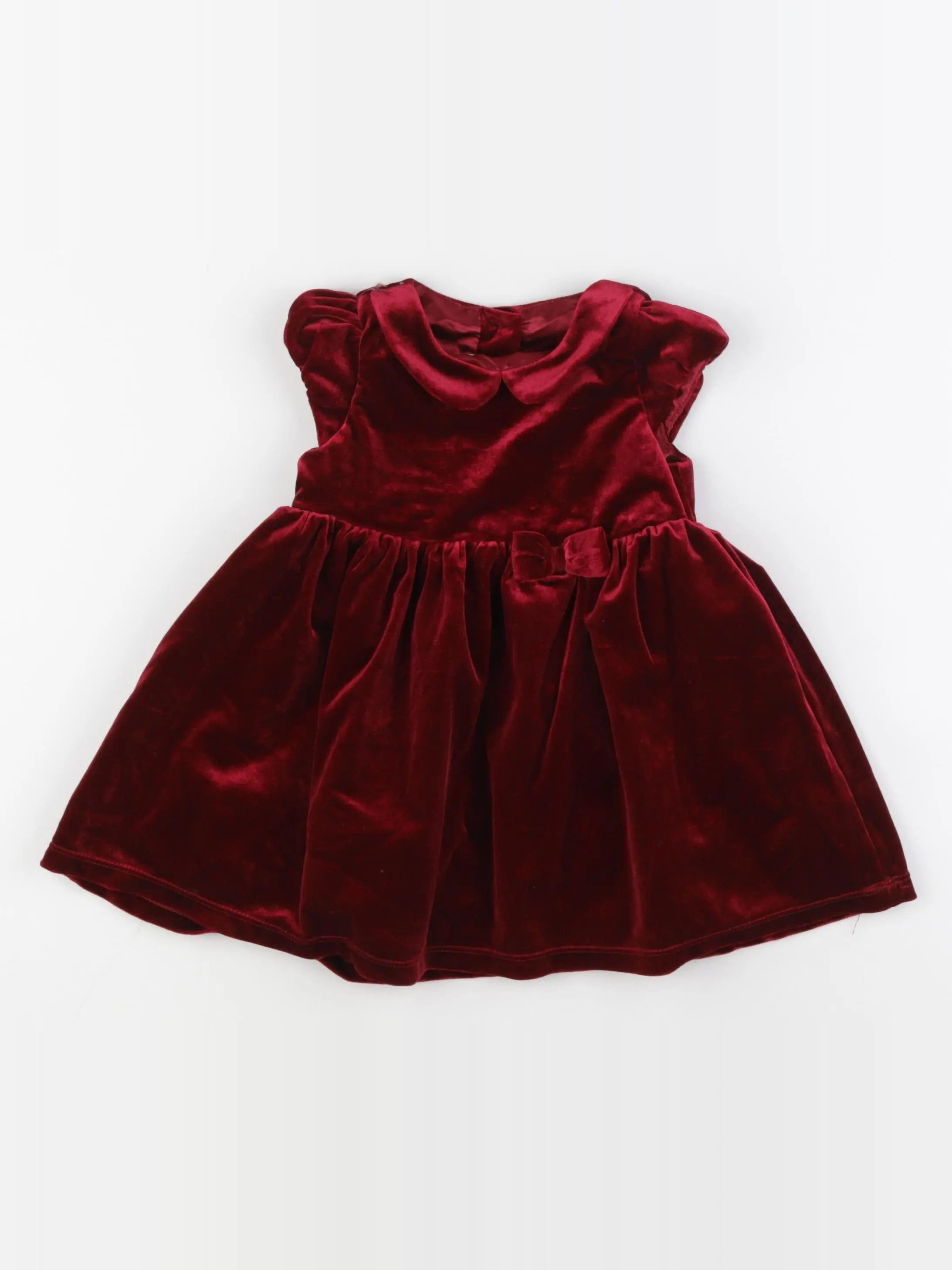 H&M - robe rouge - 12/18 mois
